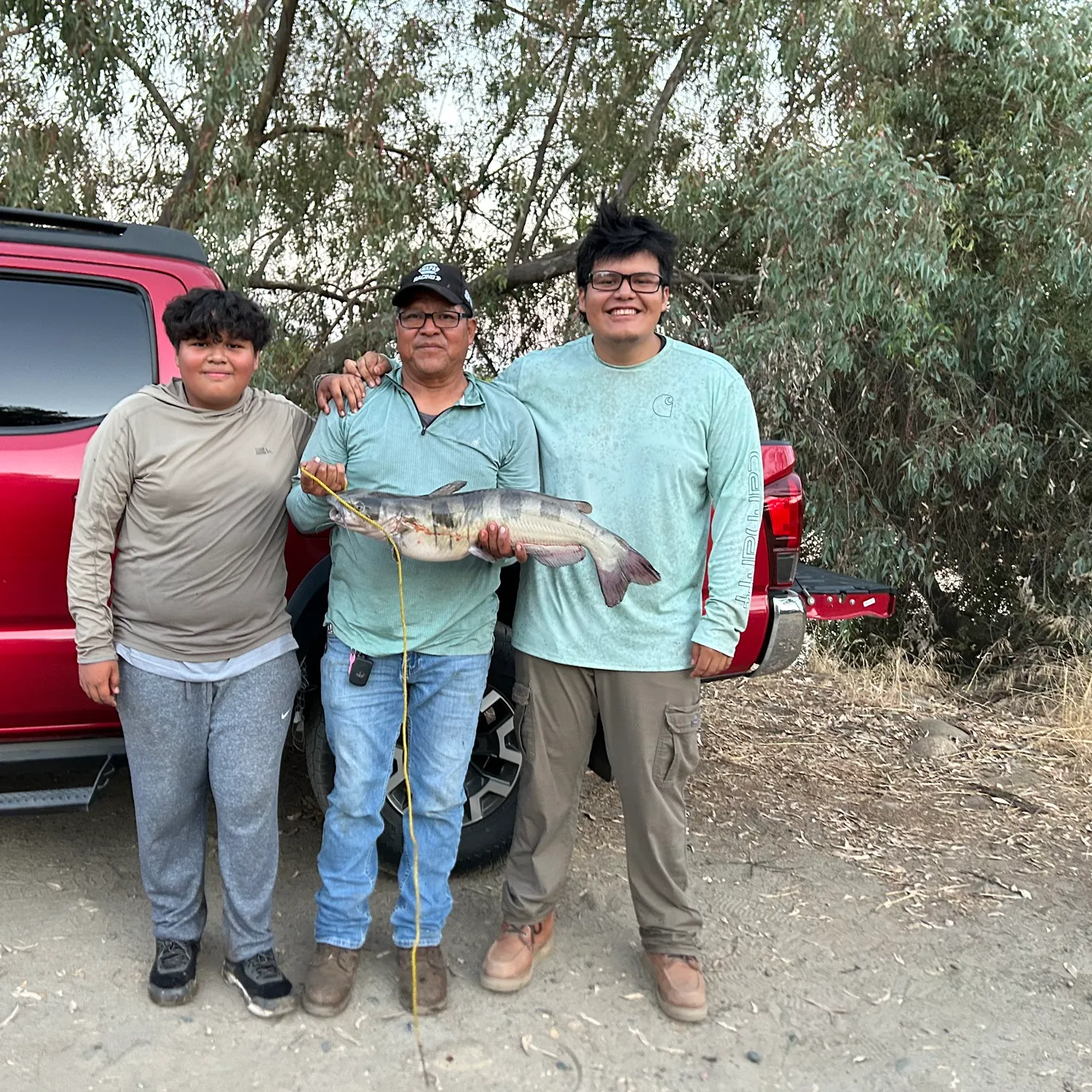 Channel catfish caught on Fishbrain