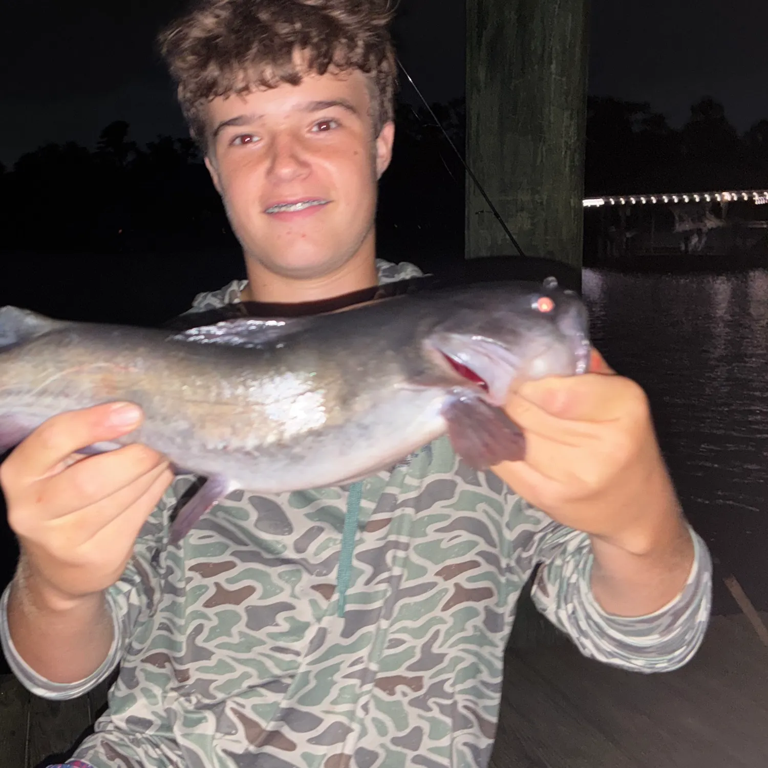 Channel catfish caught on Fishbrain