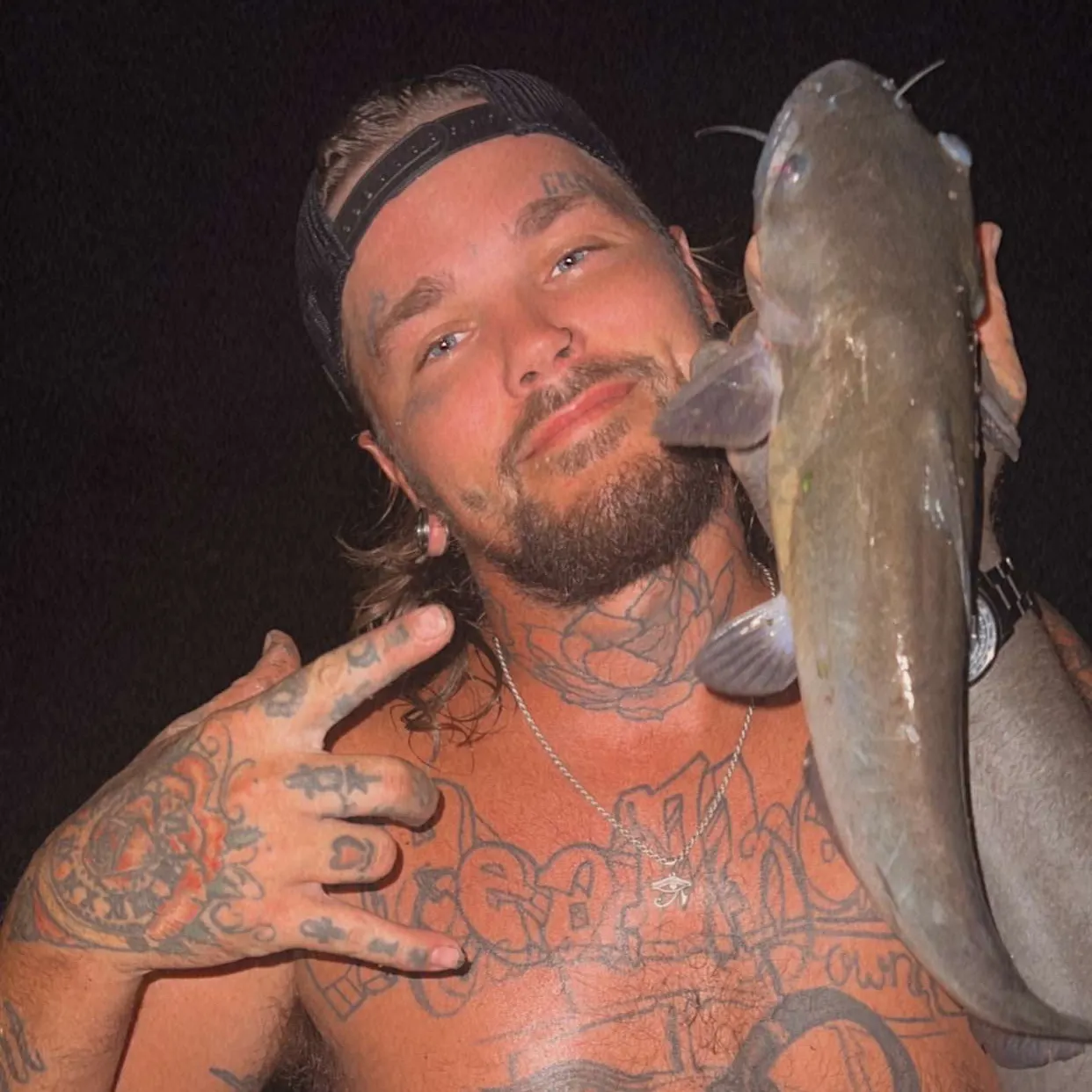Channel catfish caught on Fishbrain