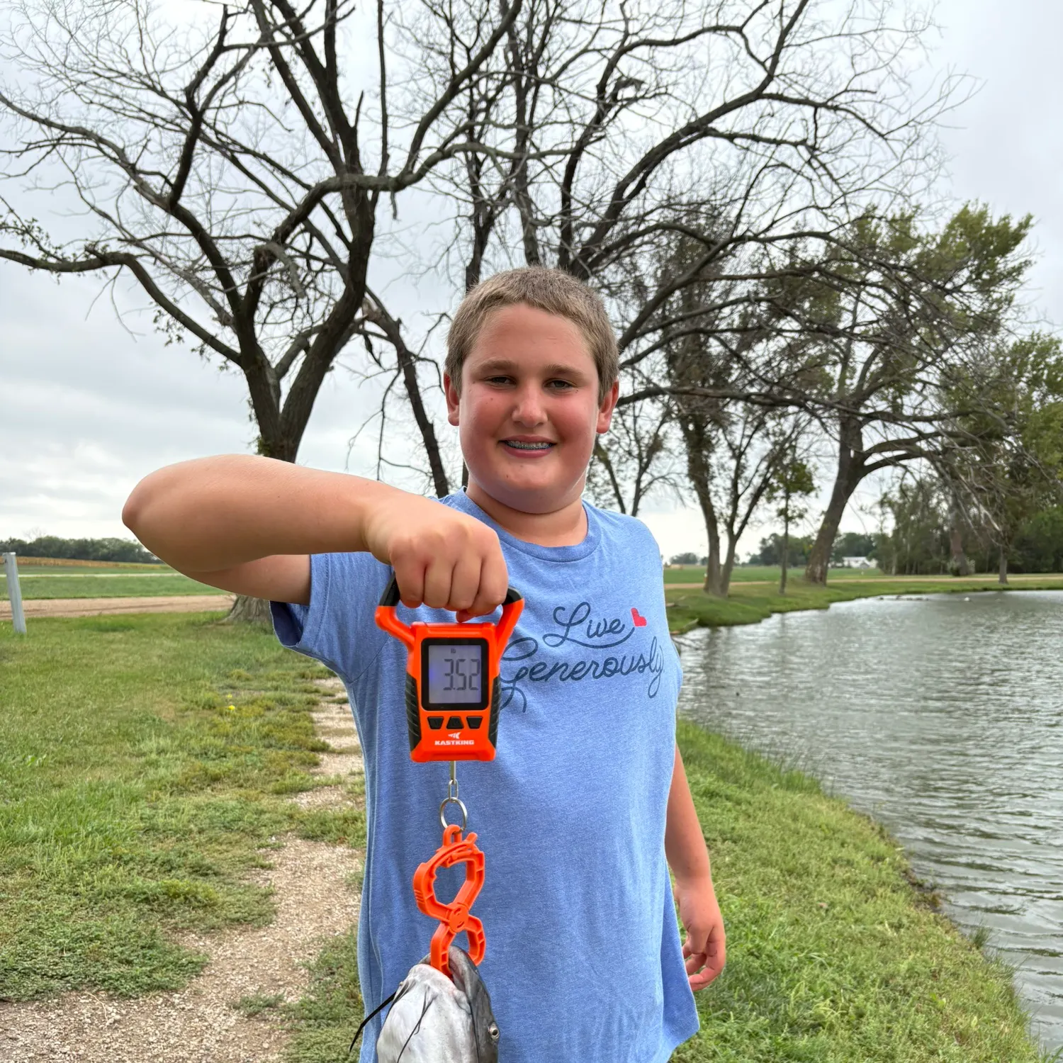 Channel catfish caught on Fishbrain