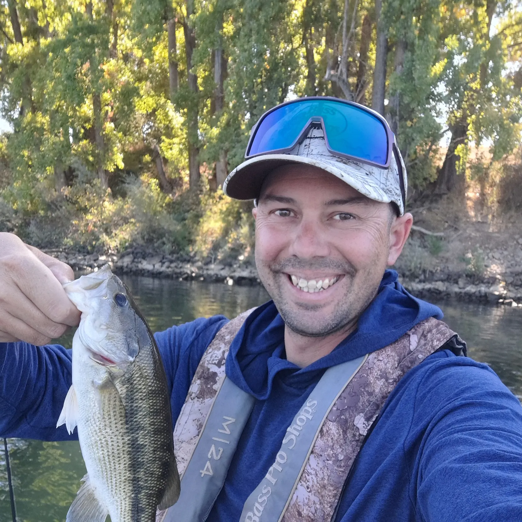 Spotted bass caught on Fishbrain
