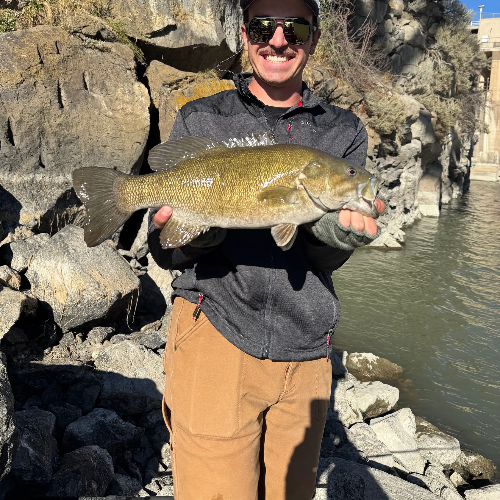 Smallmouth bass caught on Fishbrain