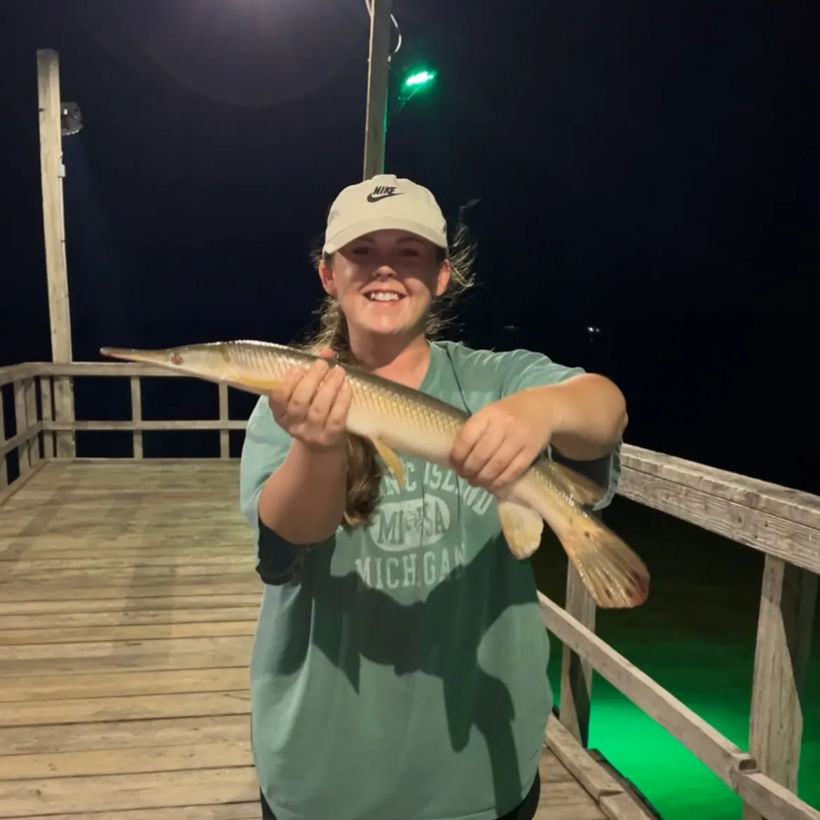 Shortnose gar caught on Fishbrain