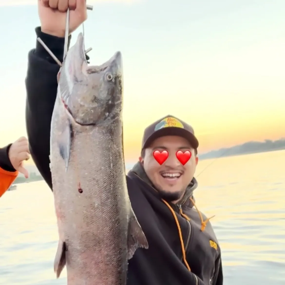 Chinook salmon caught on Fishbrain