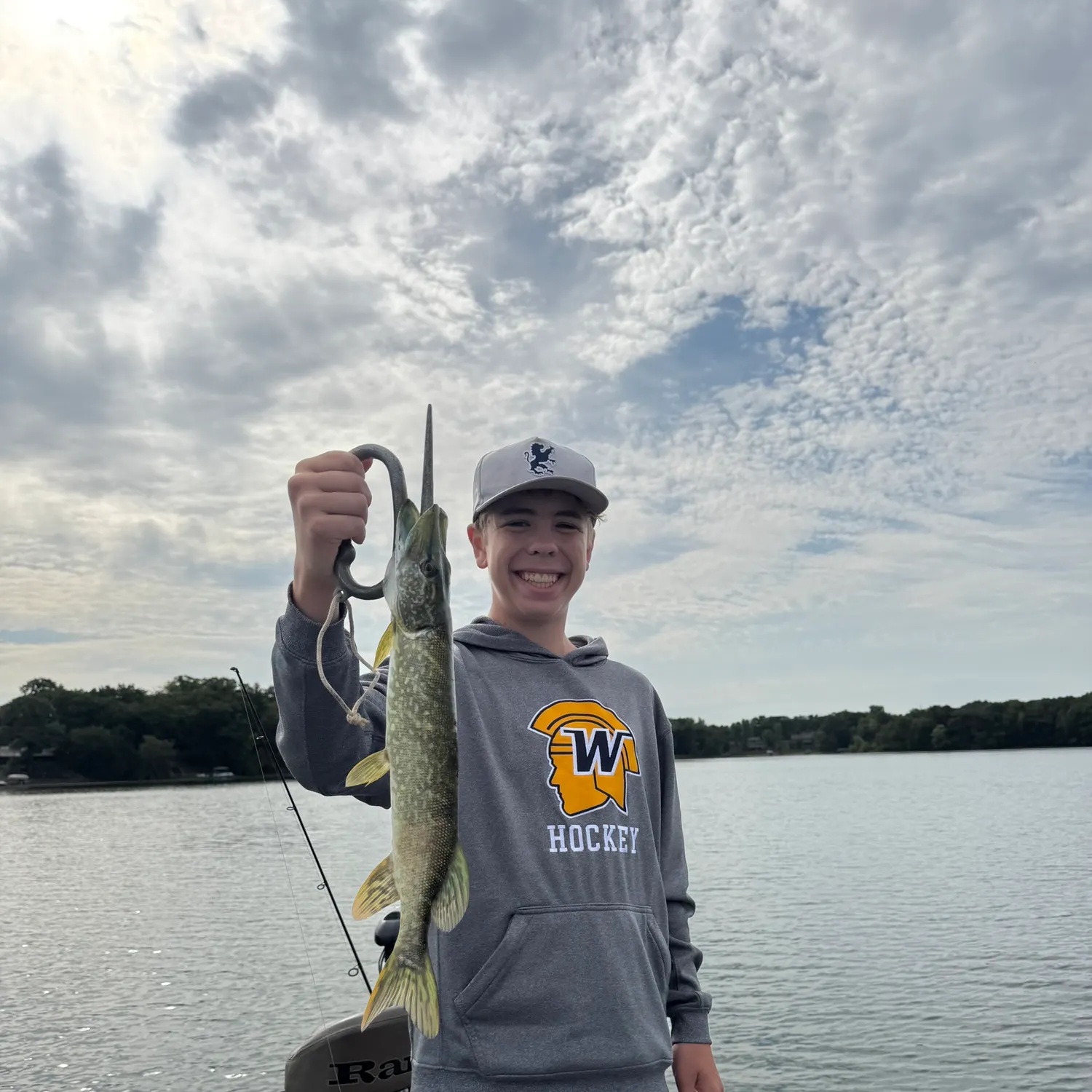 Northern pike caught on Fishbrain