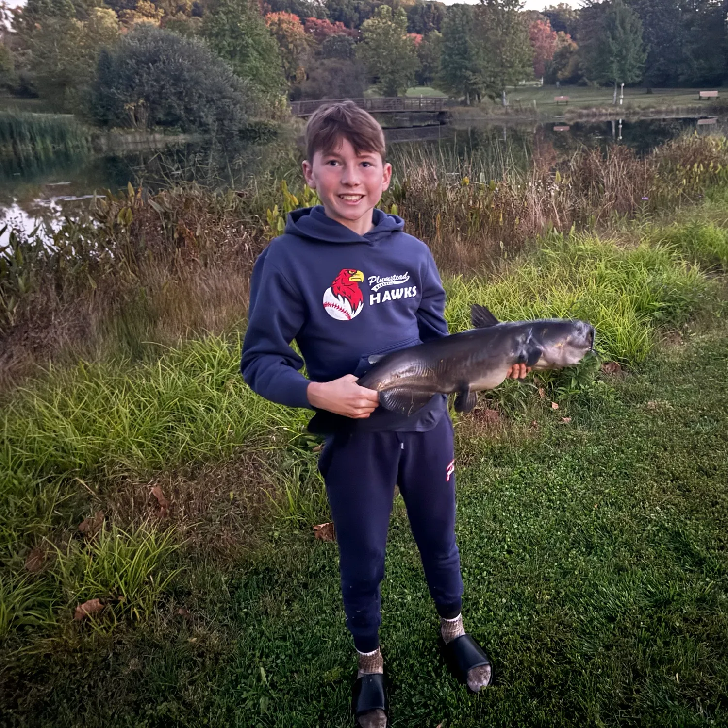 Channel catfish caught on Fishbrain