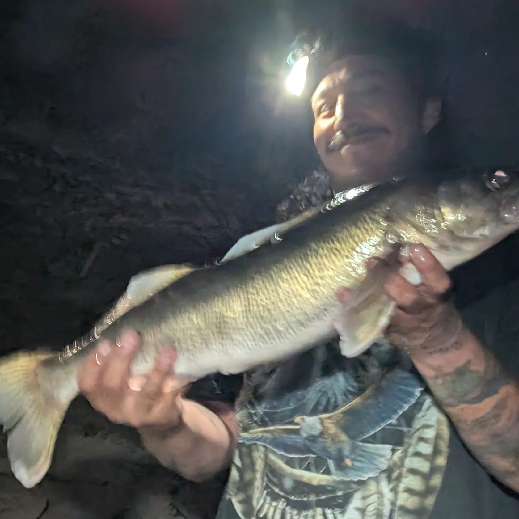Walleye caught on Fishbrain