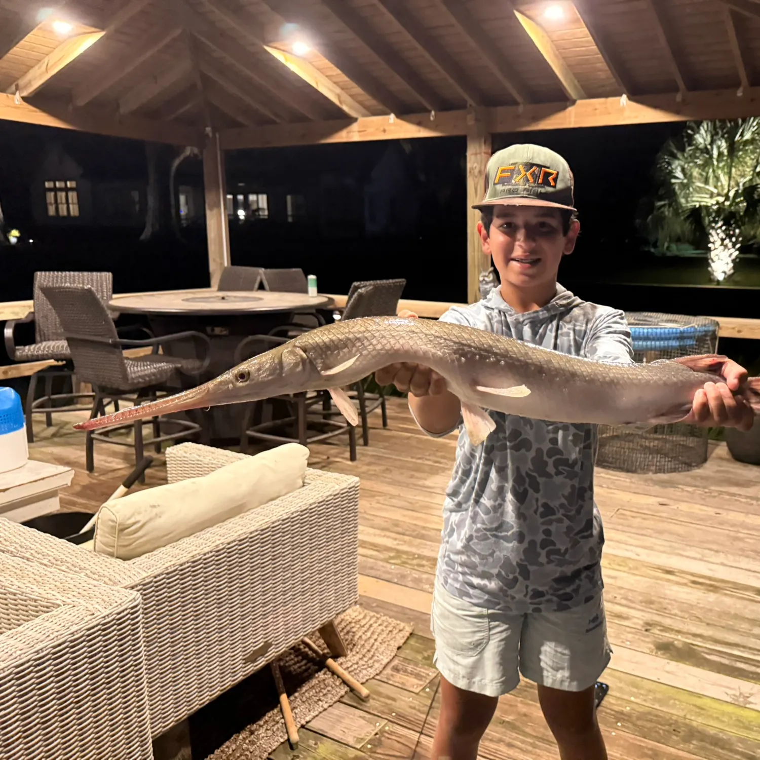 Alligator gar caught on Fishbrain