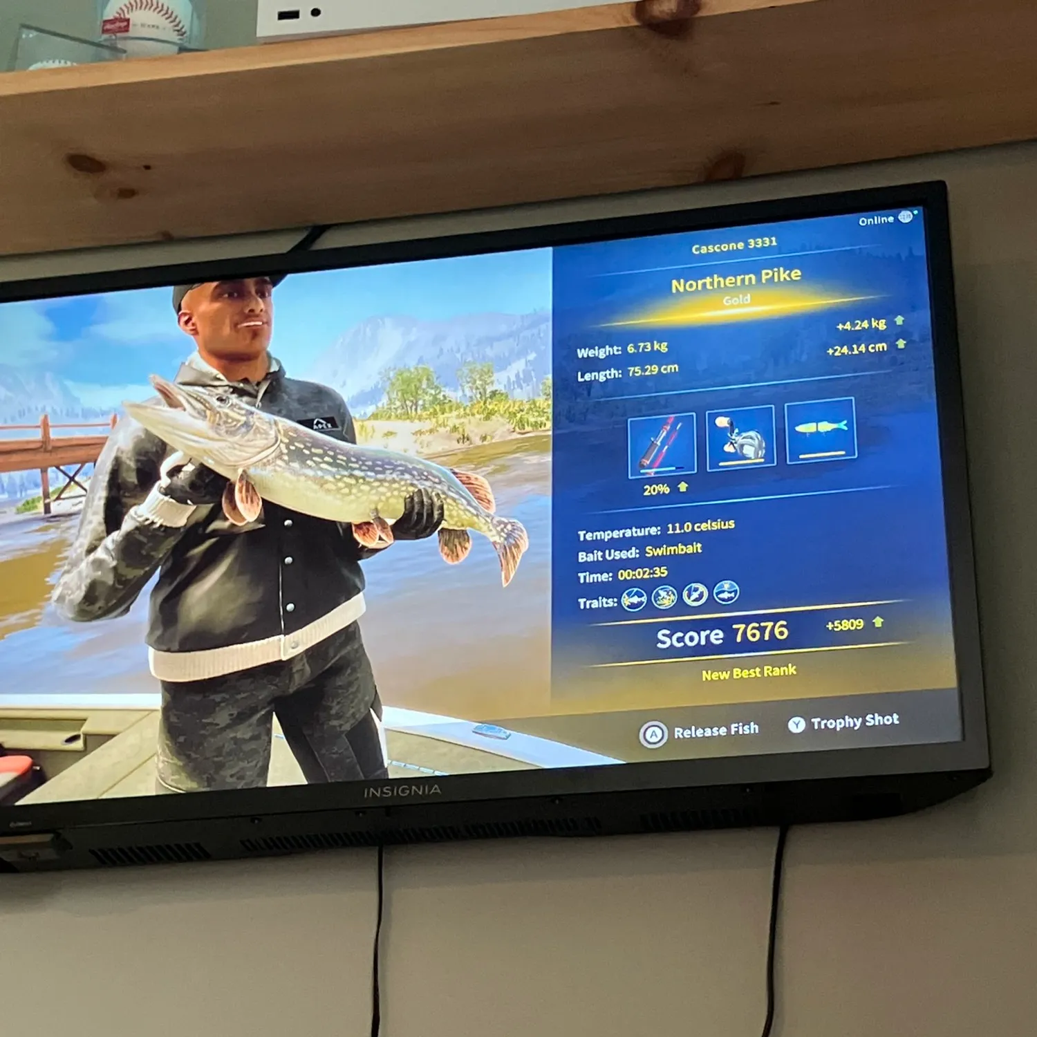 recently logged catches