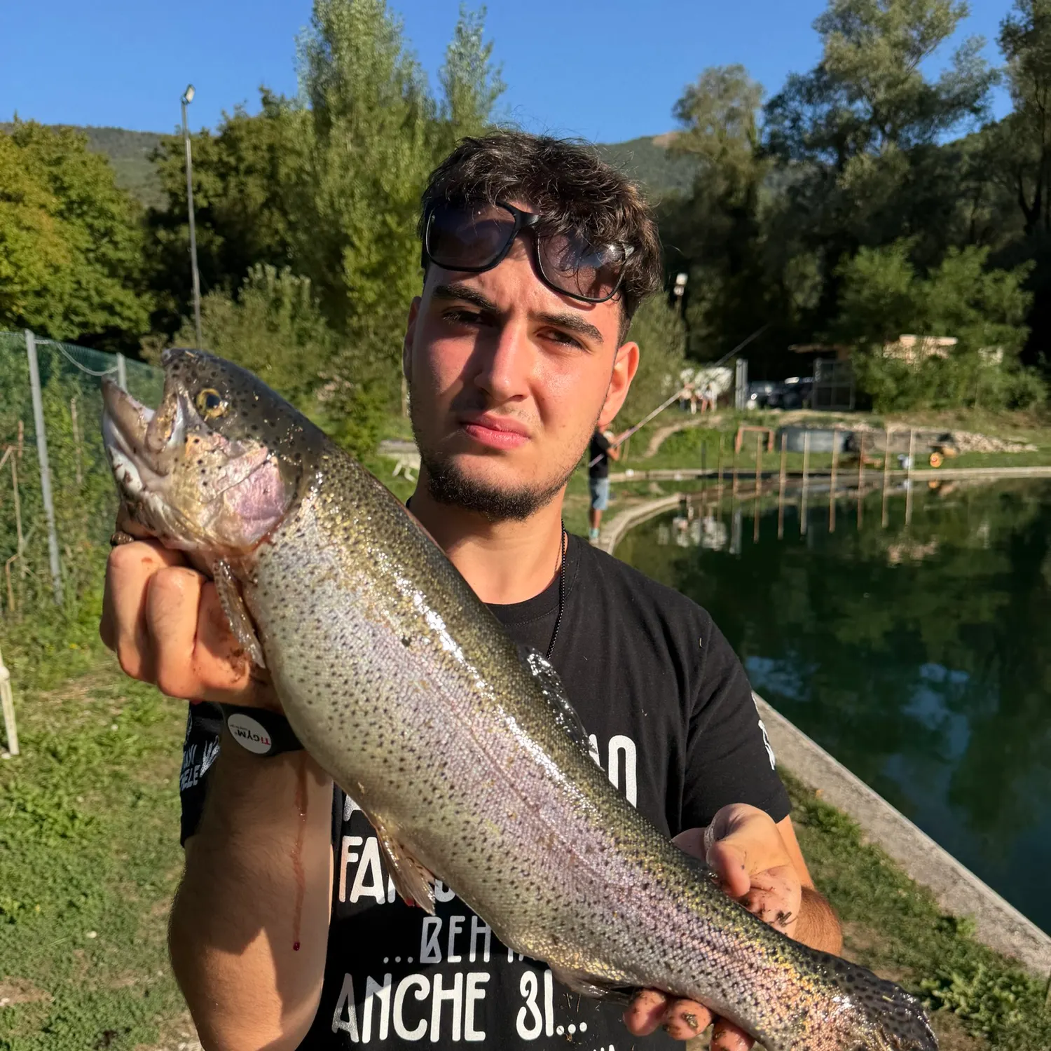 Rainbow trout caught on Fishbrain