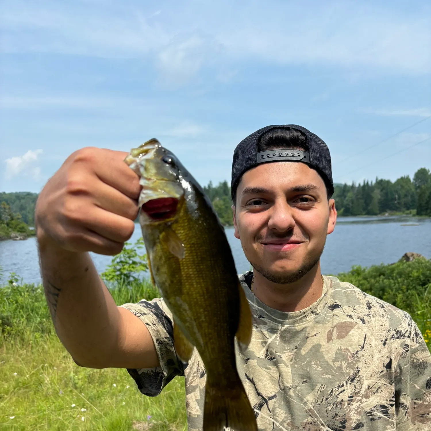Smallmouth bass caught on Fishbrain