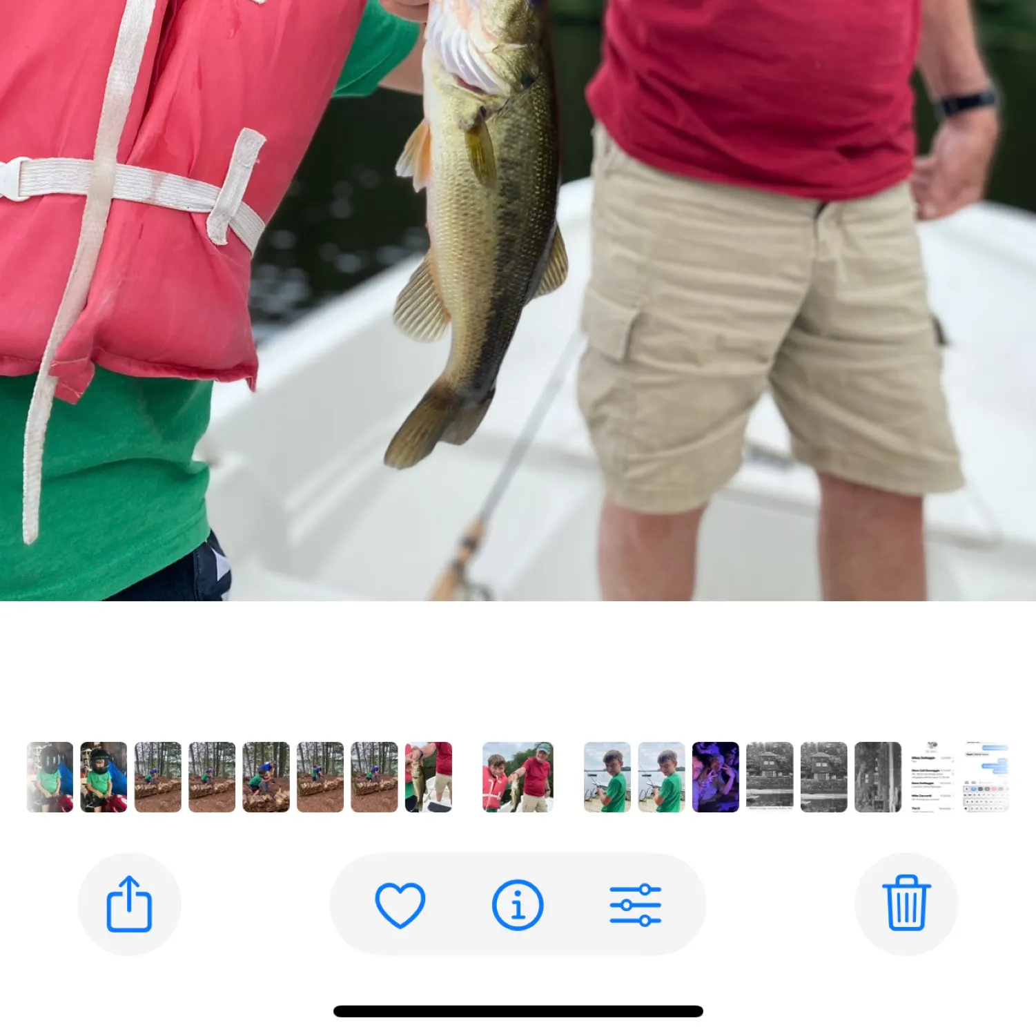 recently logged catches