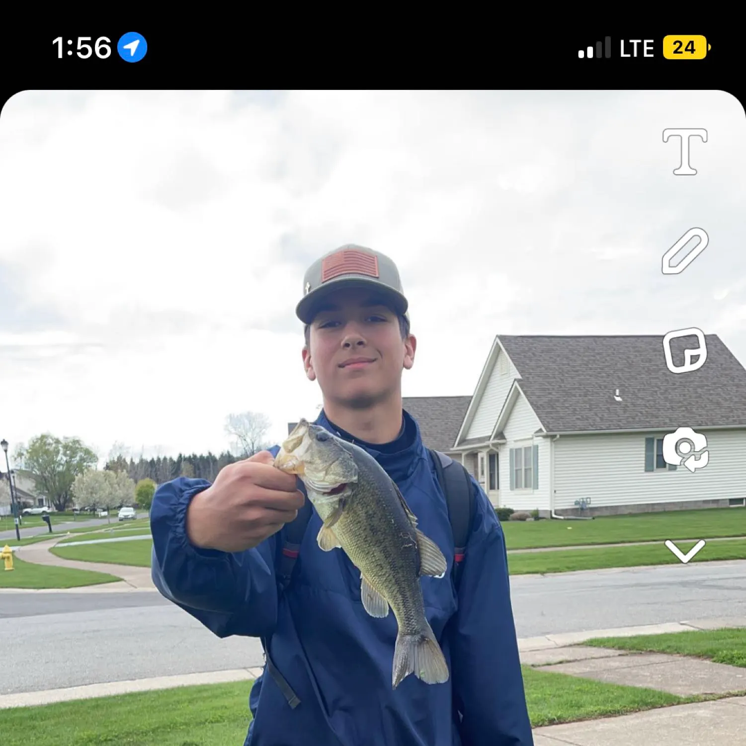 recently logged catches