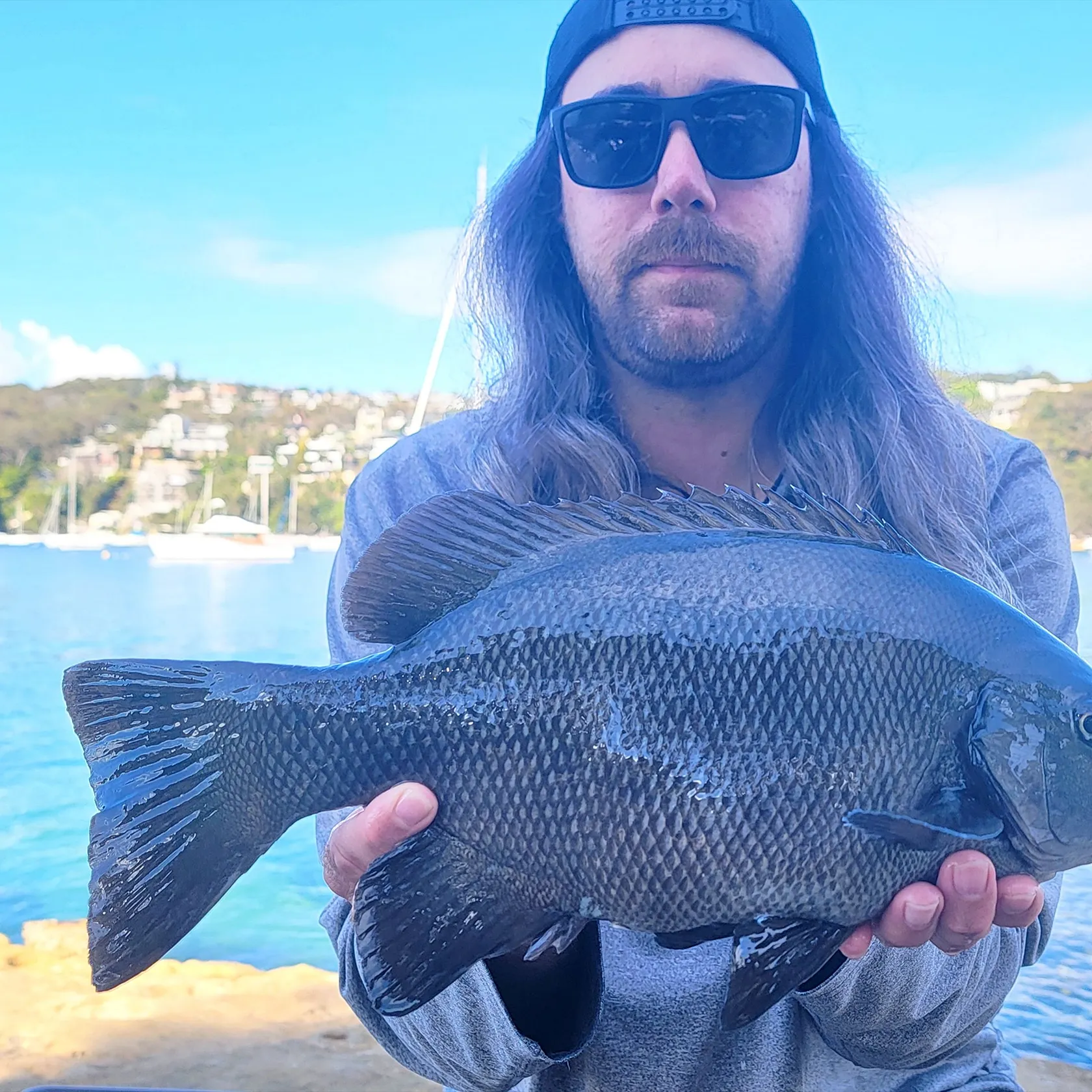 Black drummer caught on Fishbrain