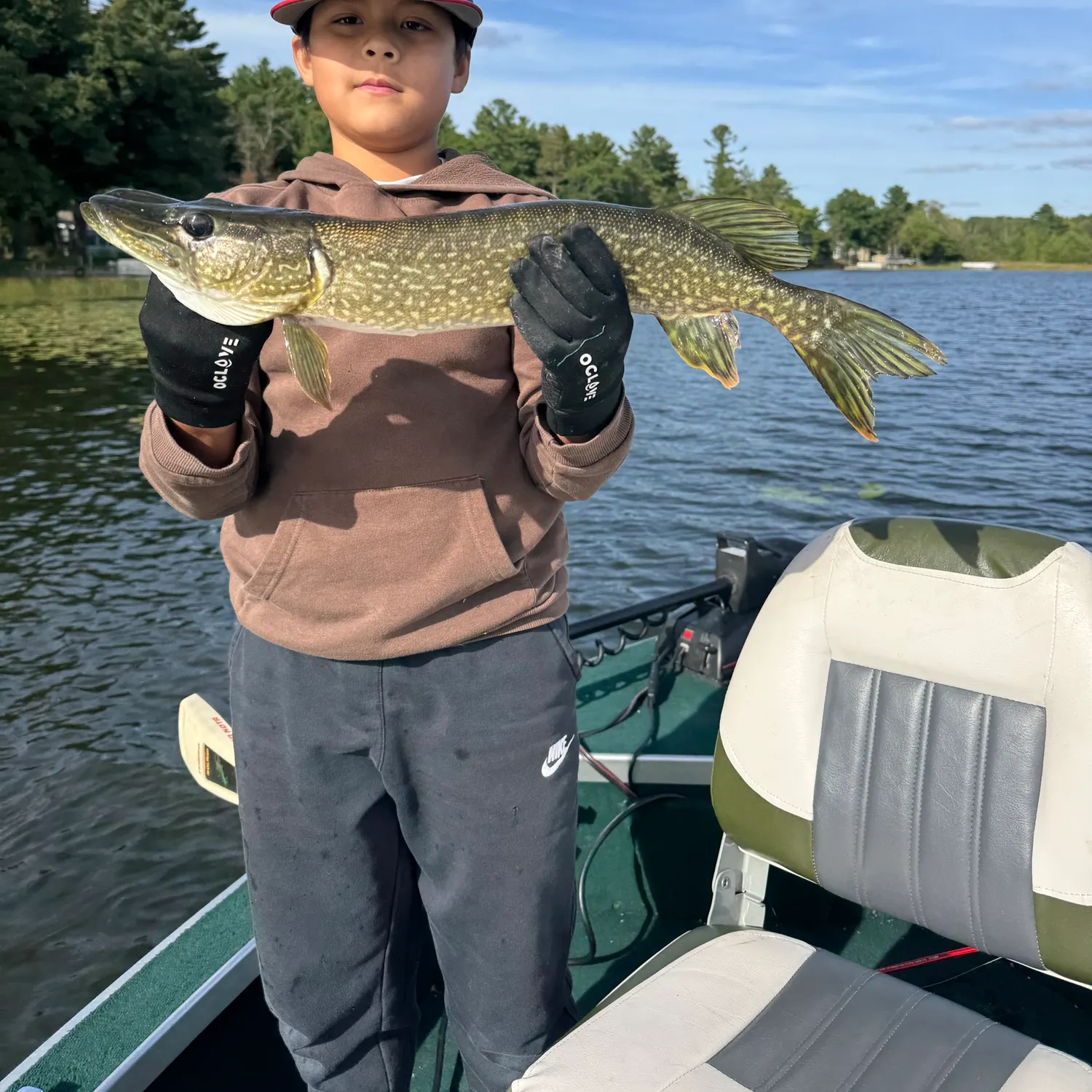 Northern pike caught on Fishbrain