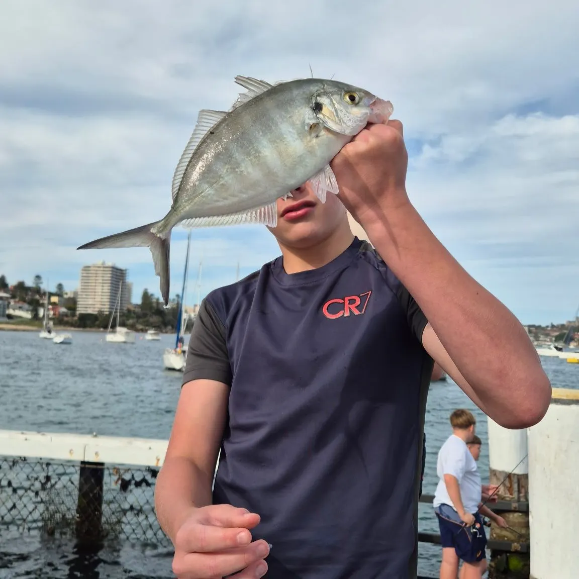 White trevally caught on Fishbrain
