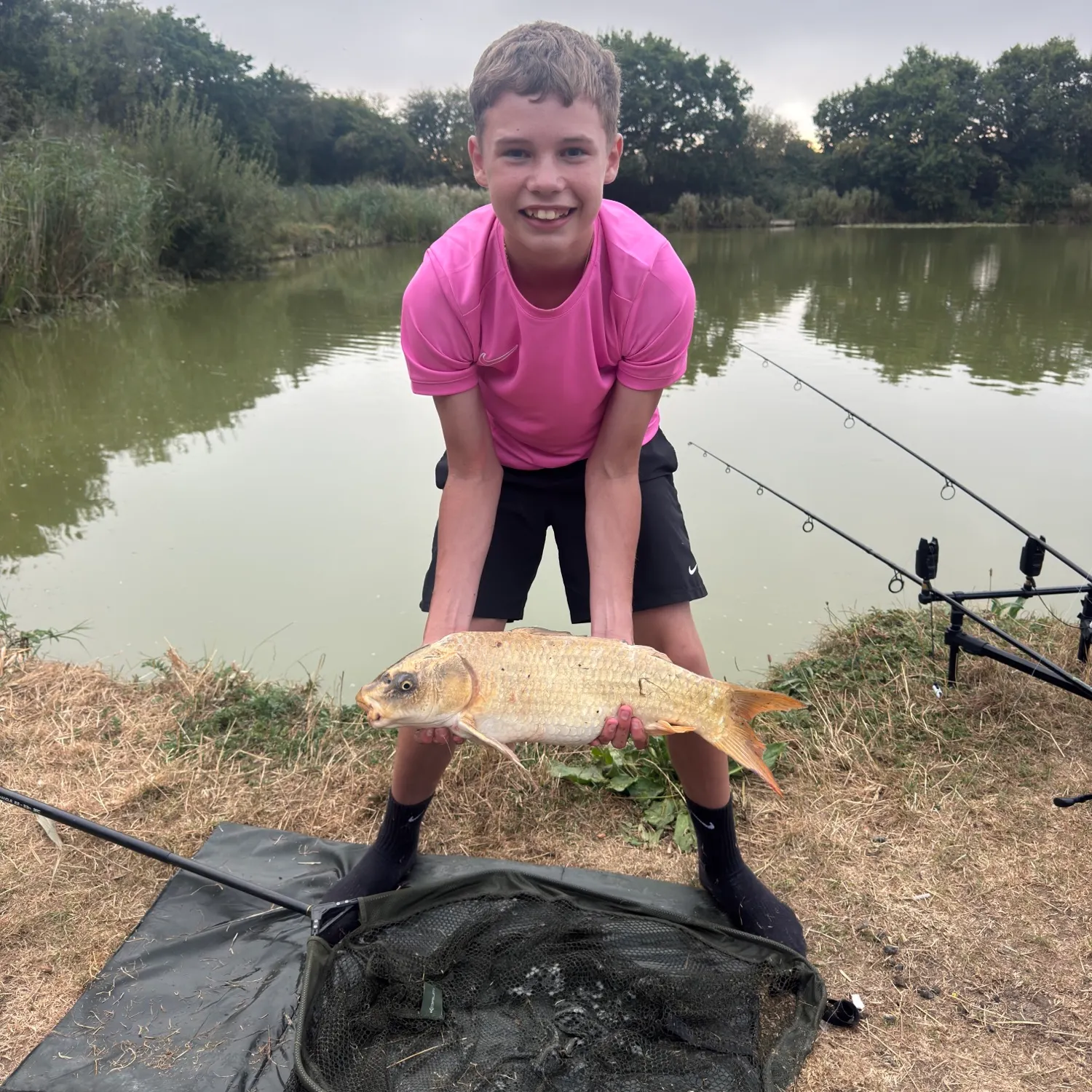Ghost carp caught on Fishbrain