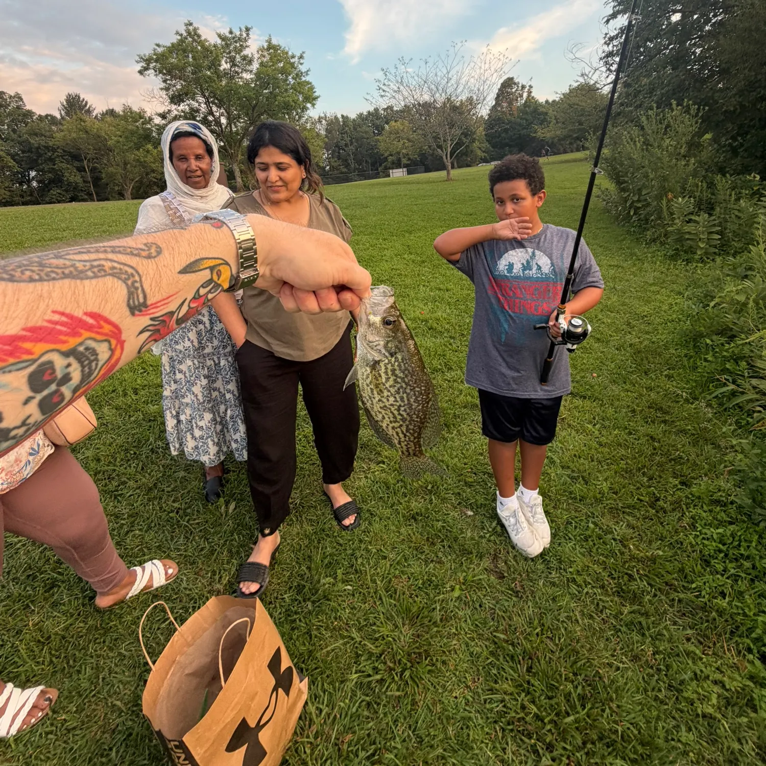 Black crappie caught on Fishbrain
