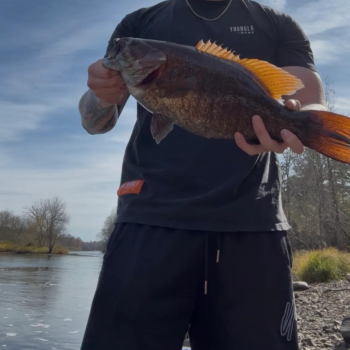 Smallmouth bass caught on Fishbrain