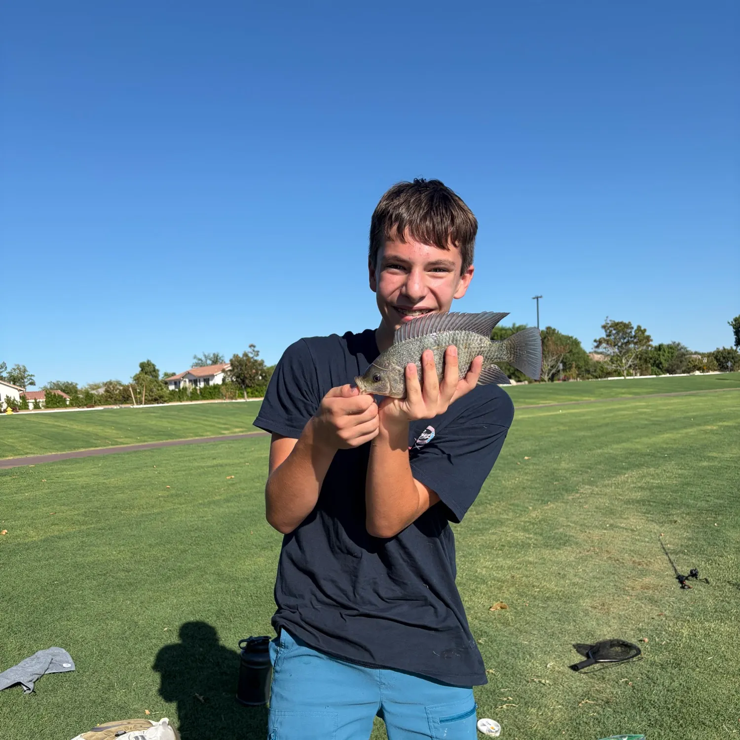 Nile tilapia caught on Fishbrain