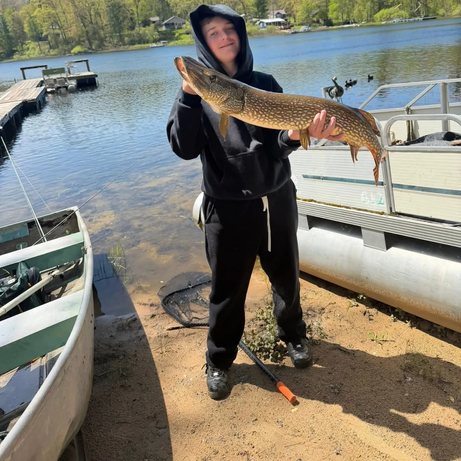 Northern pike caught on Fishbrain