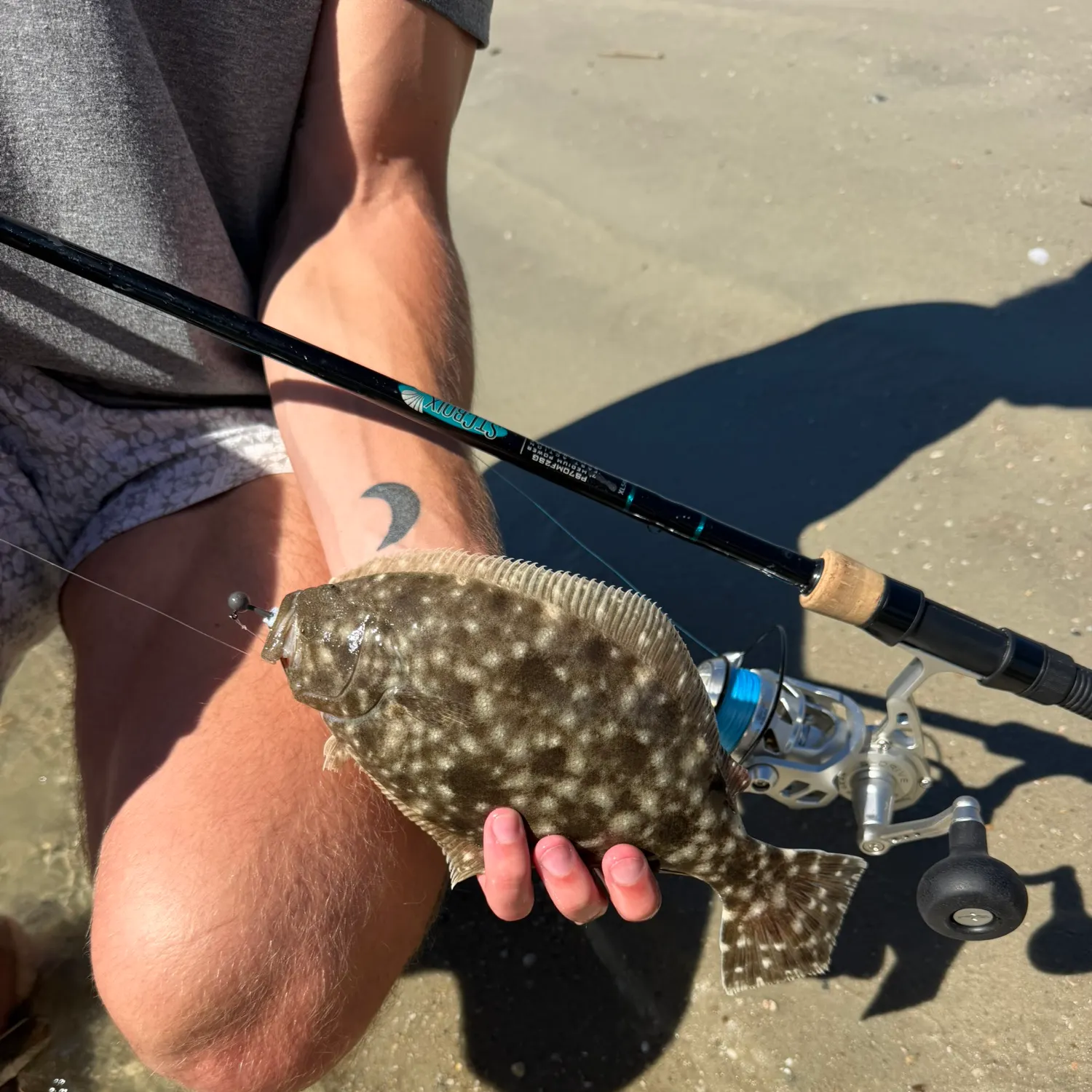 Southern flounder caught on Fishbrain