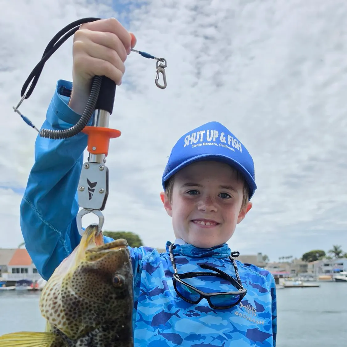 Spotted sand bass caught on Fishbrain