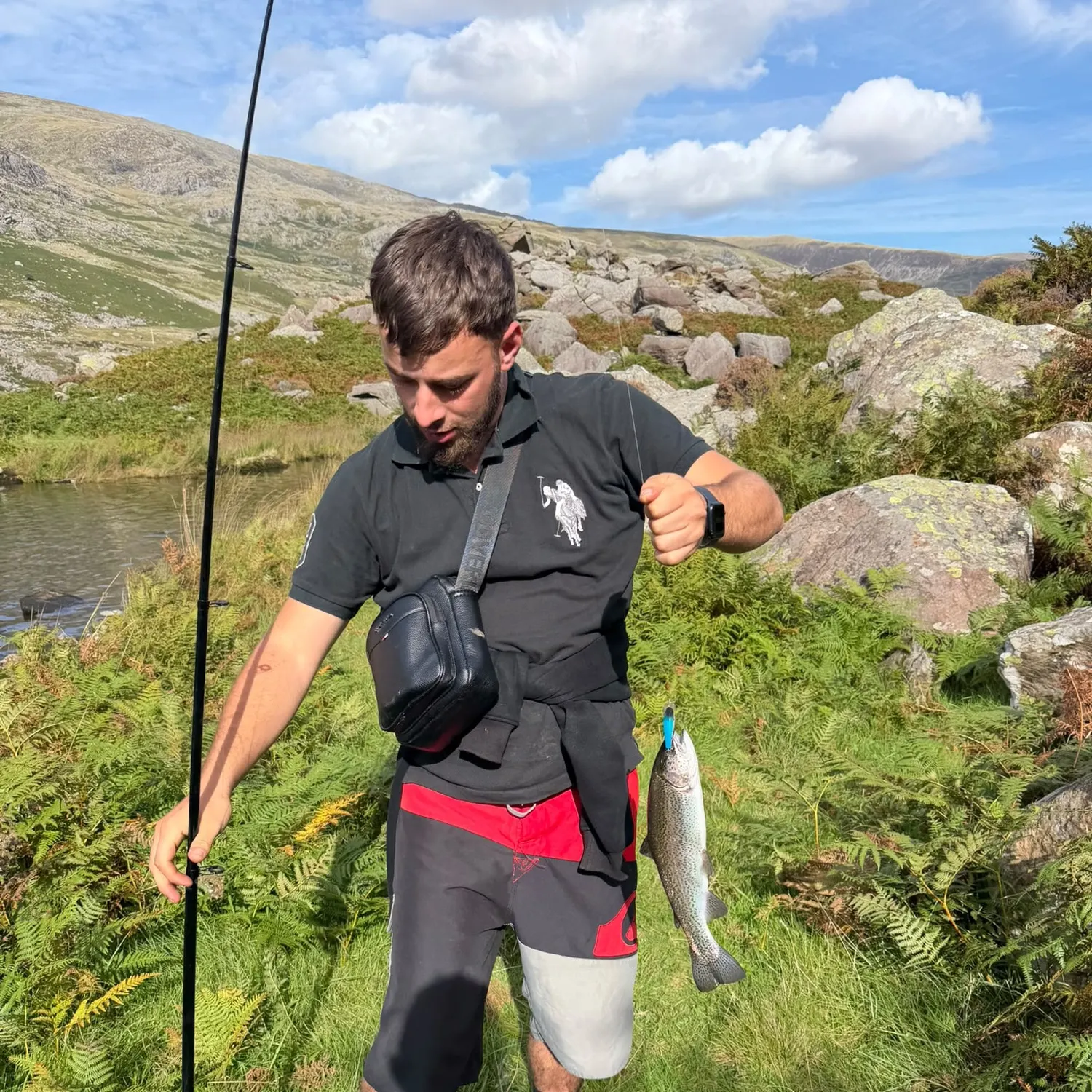 Rainbow trout caught on Fishbrain