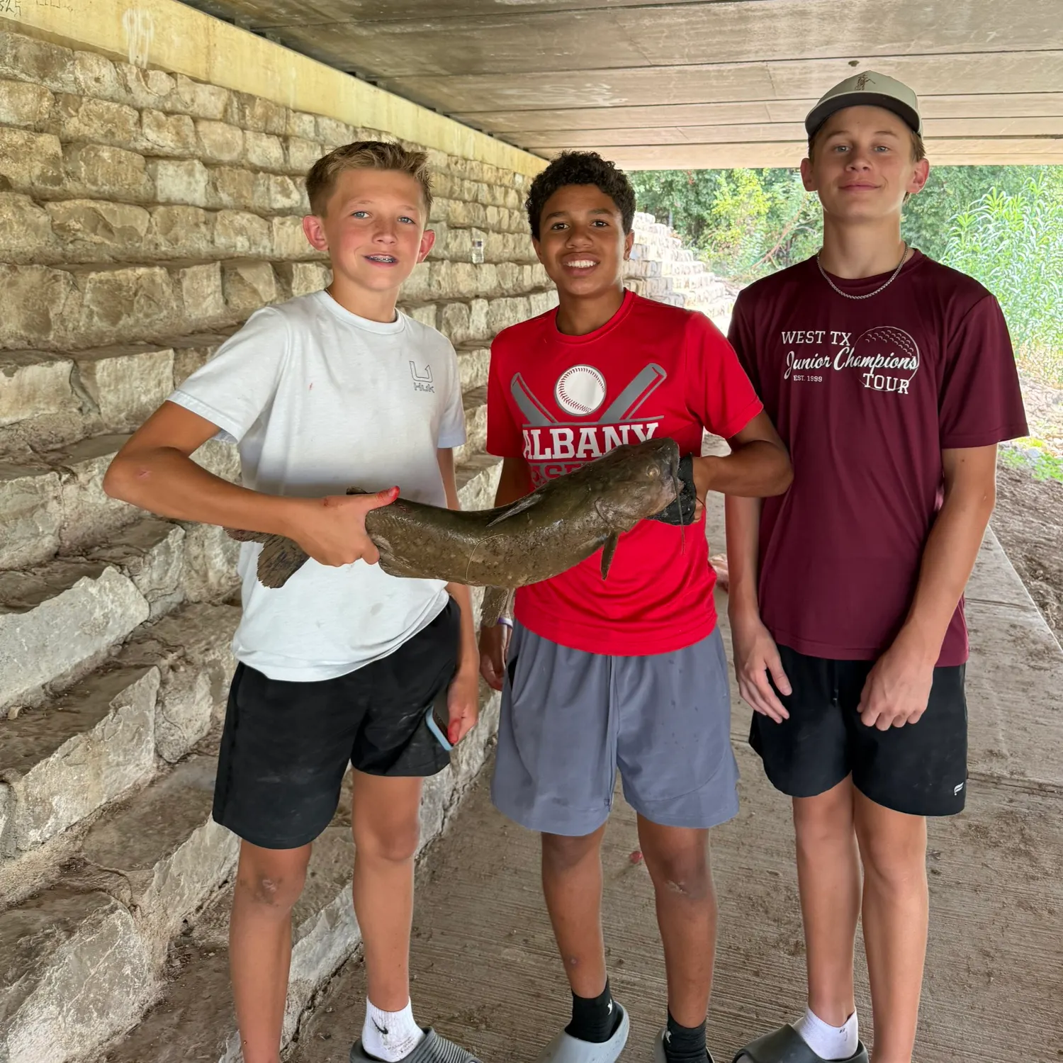 Channel catfish caught on Fishbrain