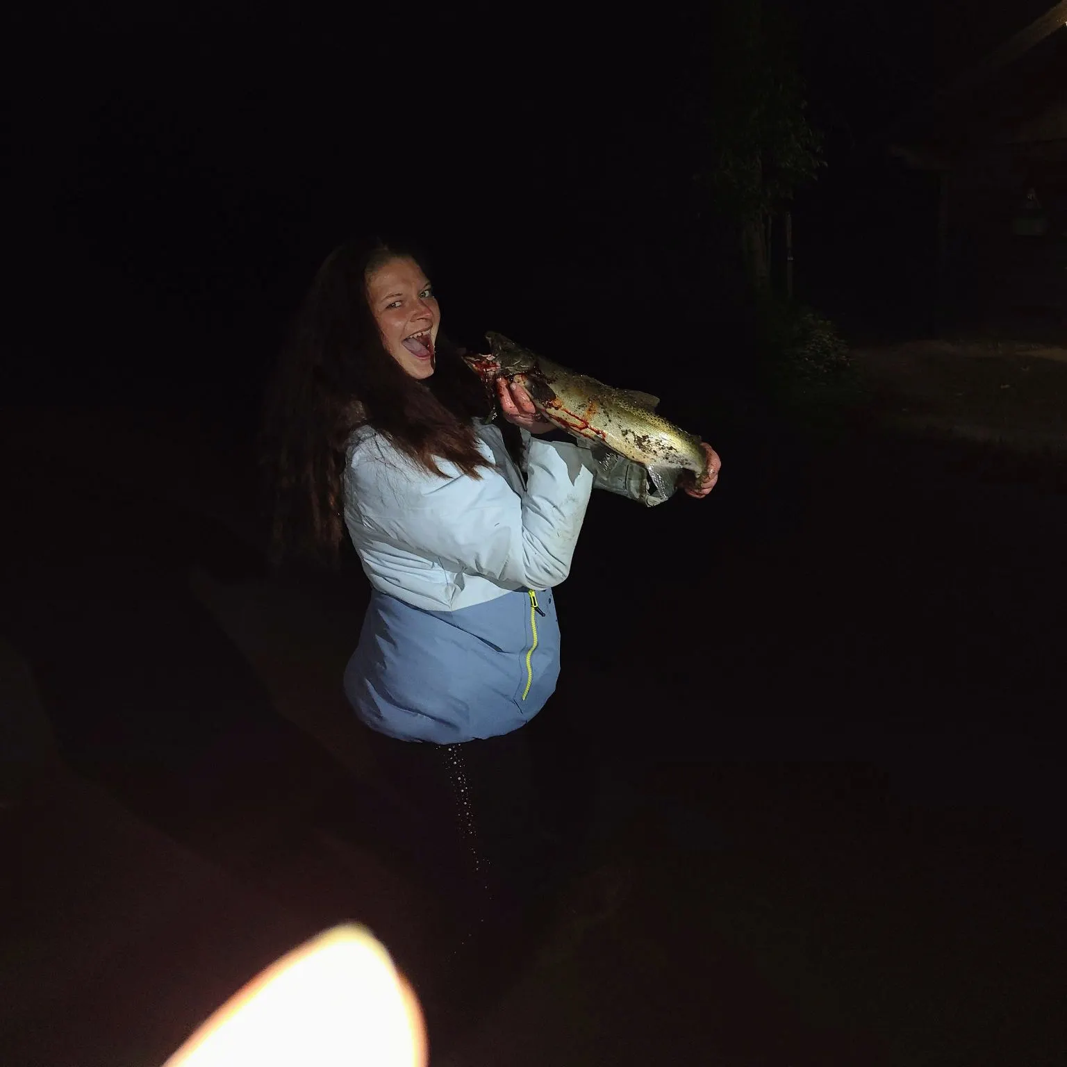 Coho salmon caught on Fishbrain