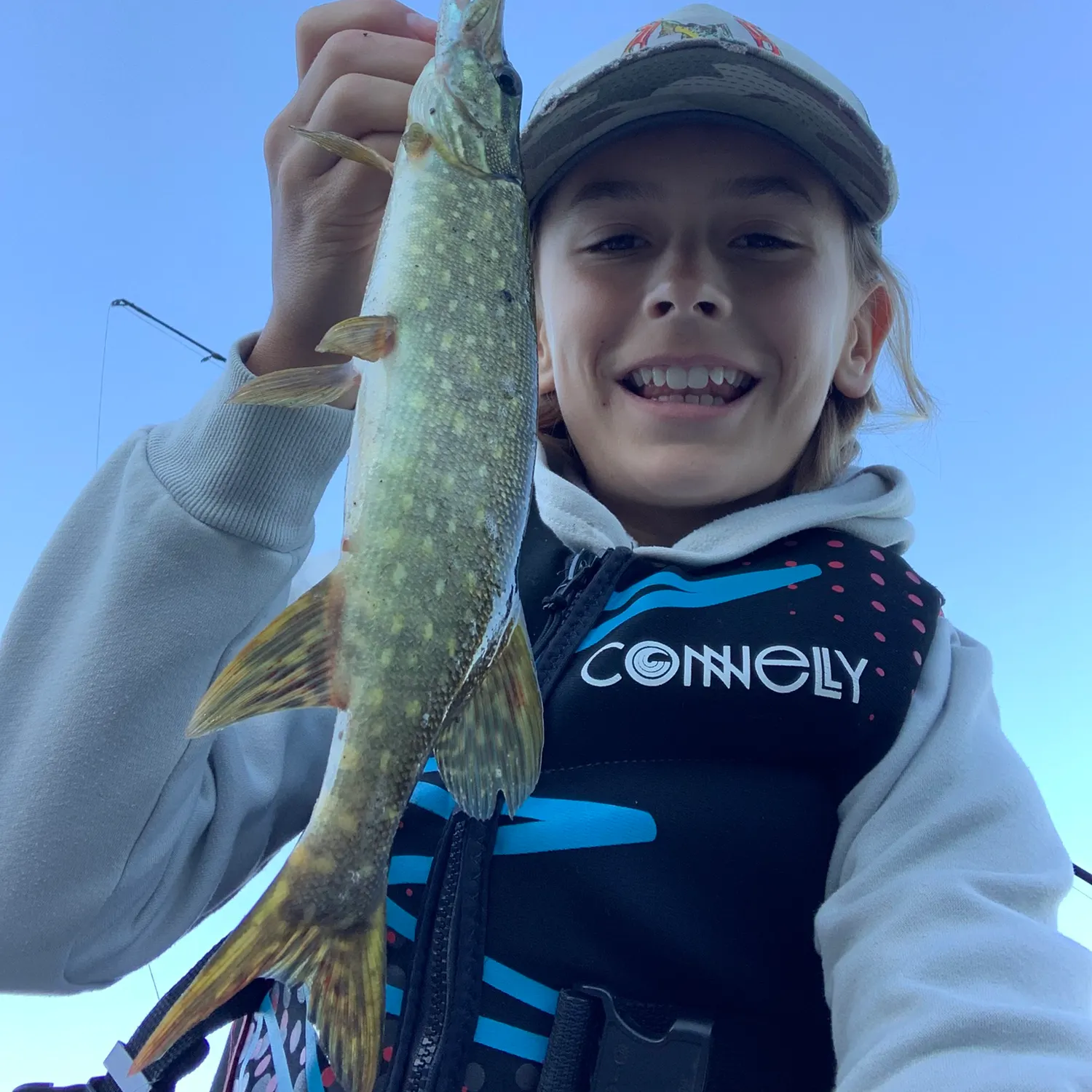 Northern pike caught on Fishbrain