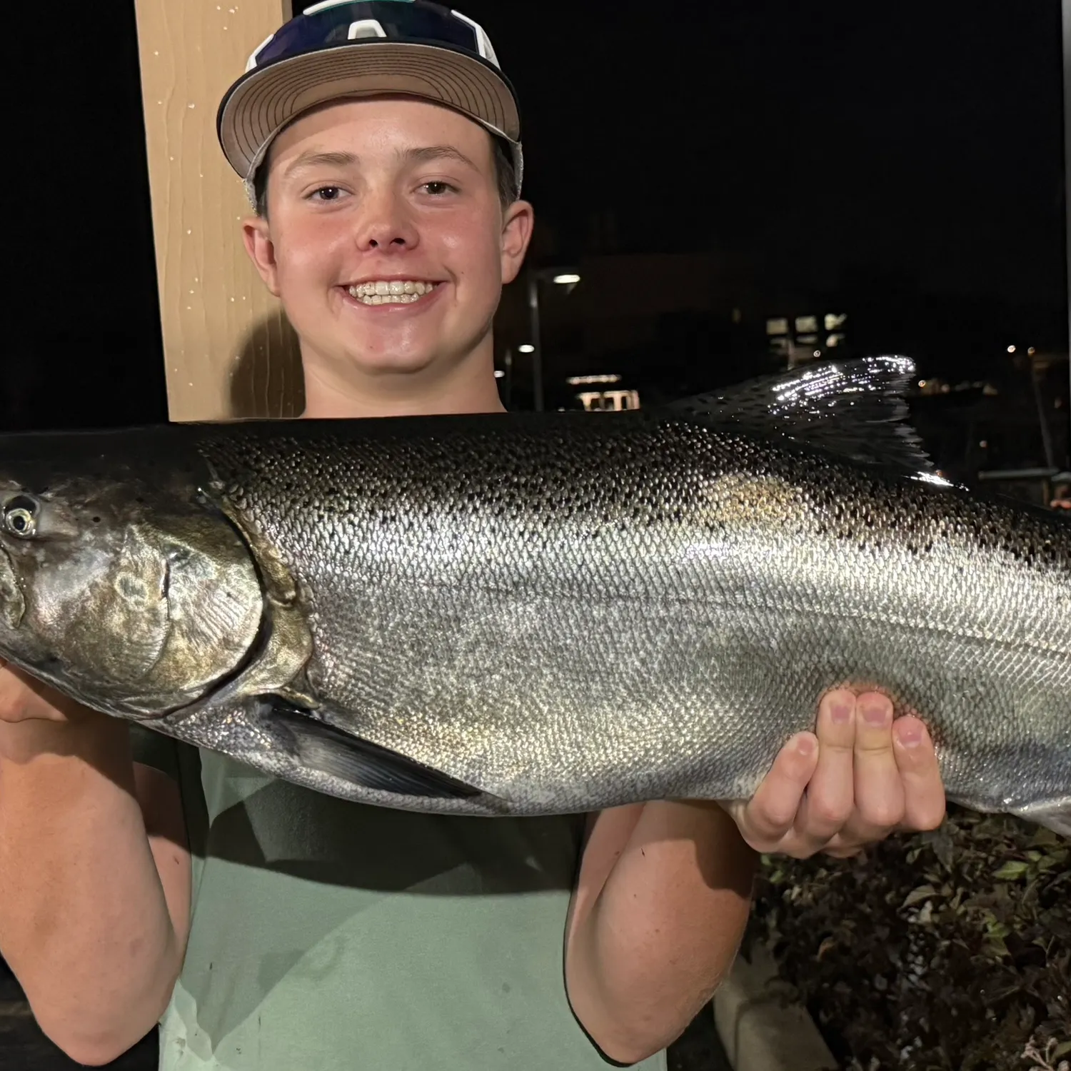 Chinook salmon caught on Fishbrain