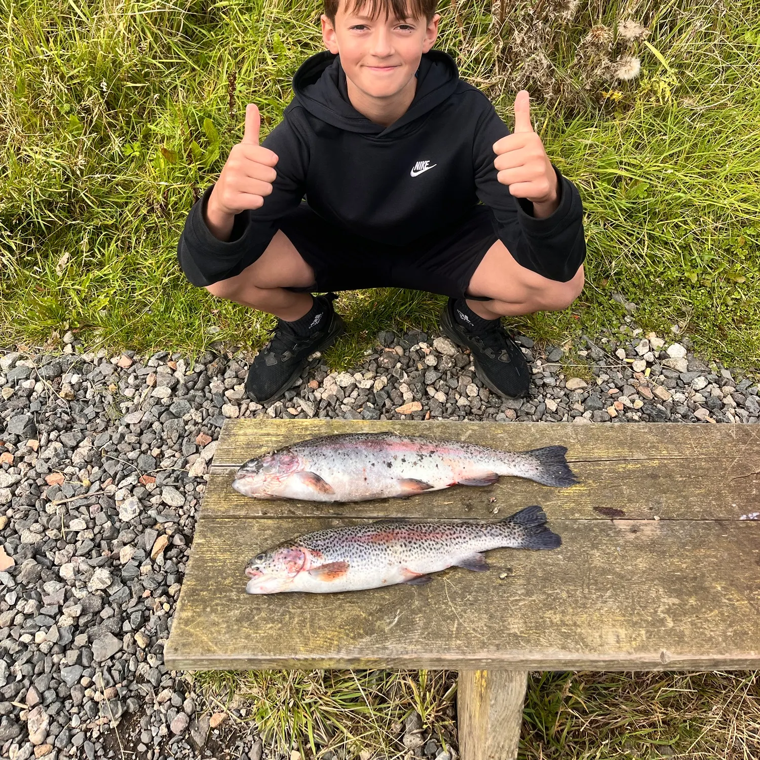 Rainbow trout caught on Fishbrain