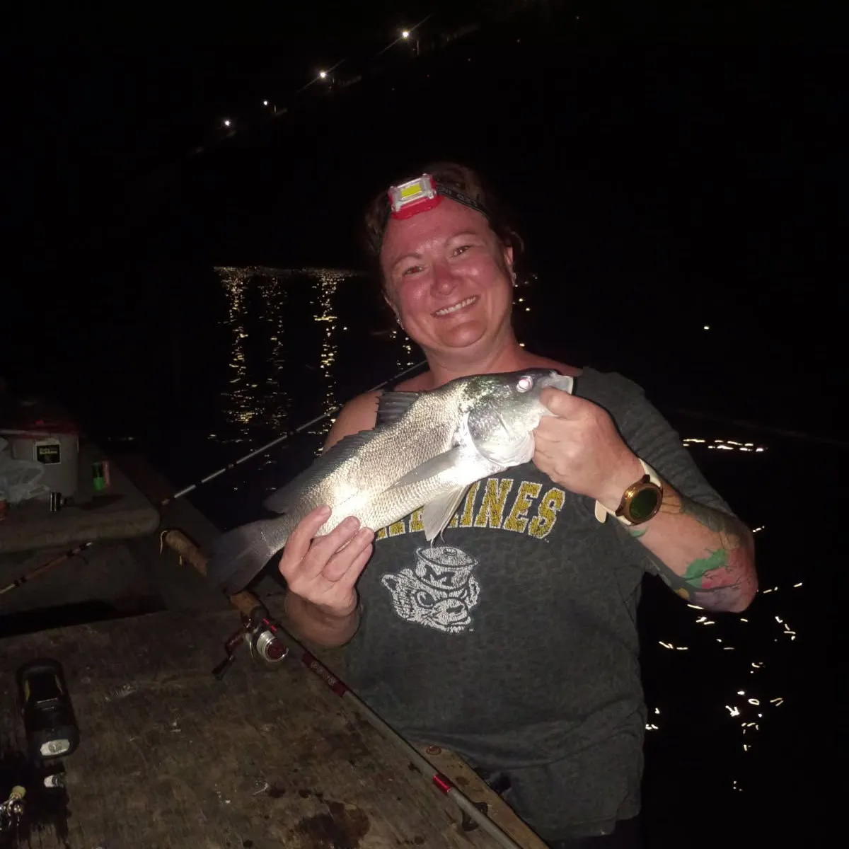 Freshwater drum caught on Fishbrain