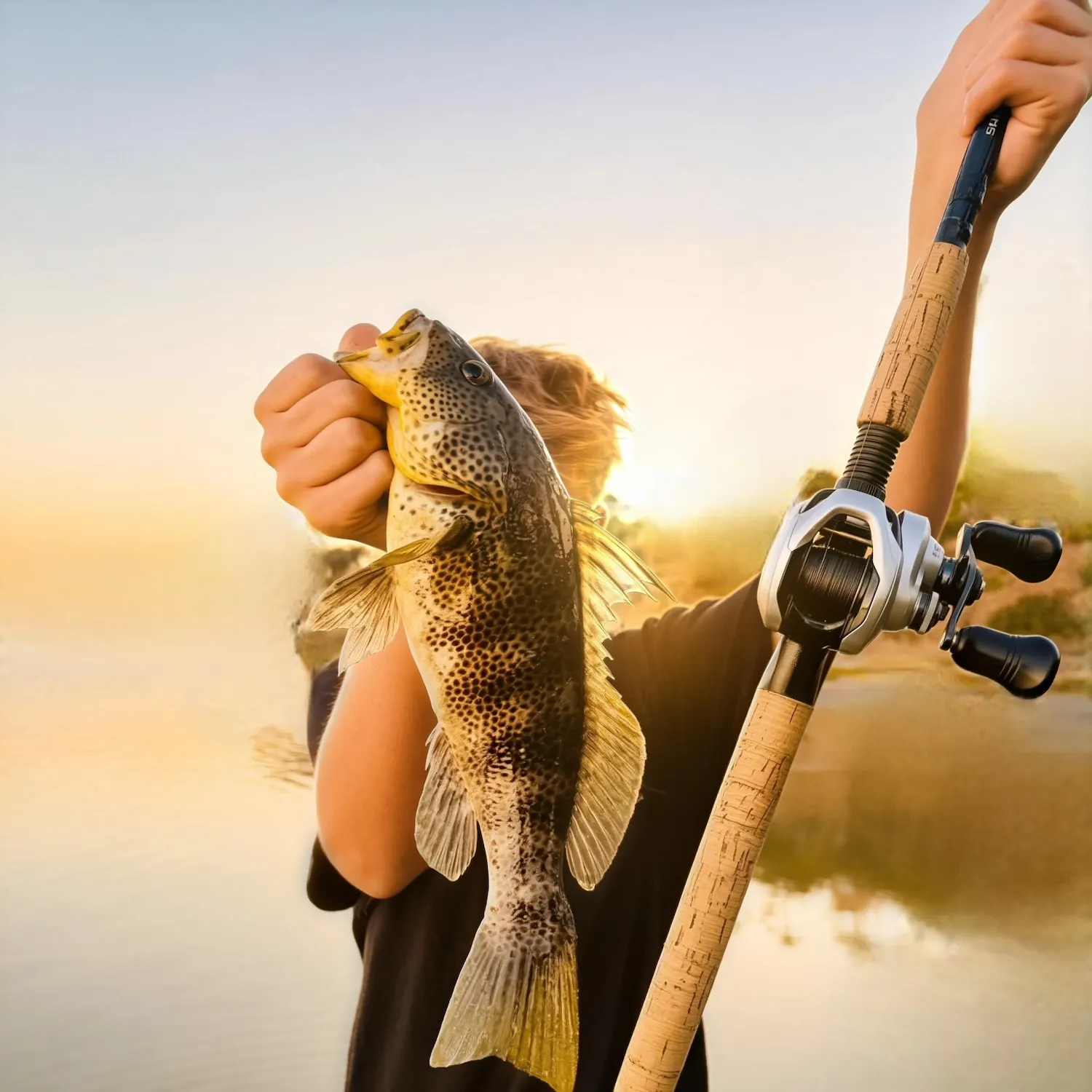 Spotted sand bass caught on Fishbrain