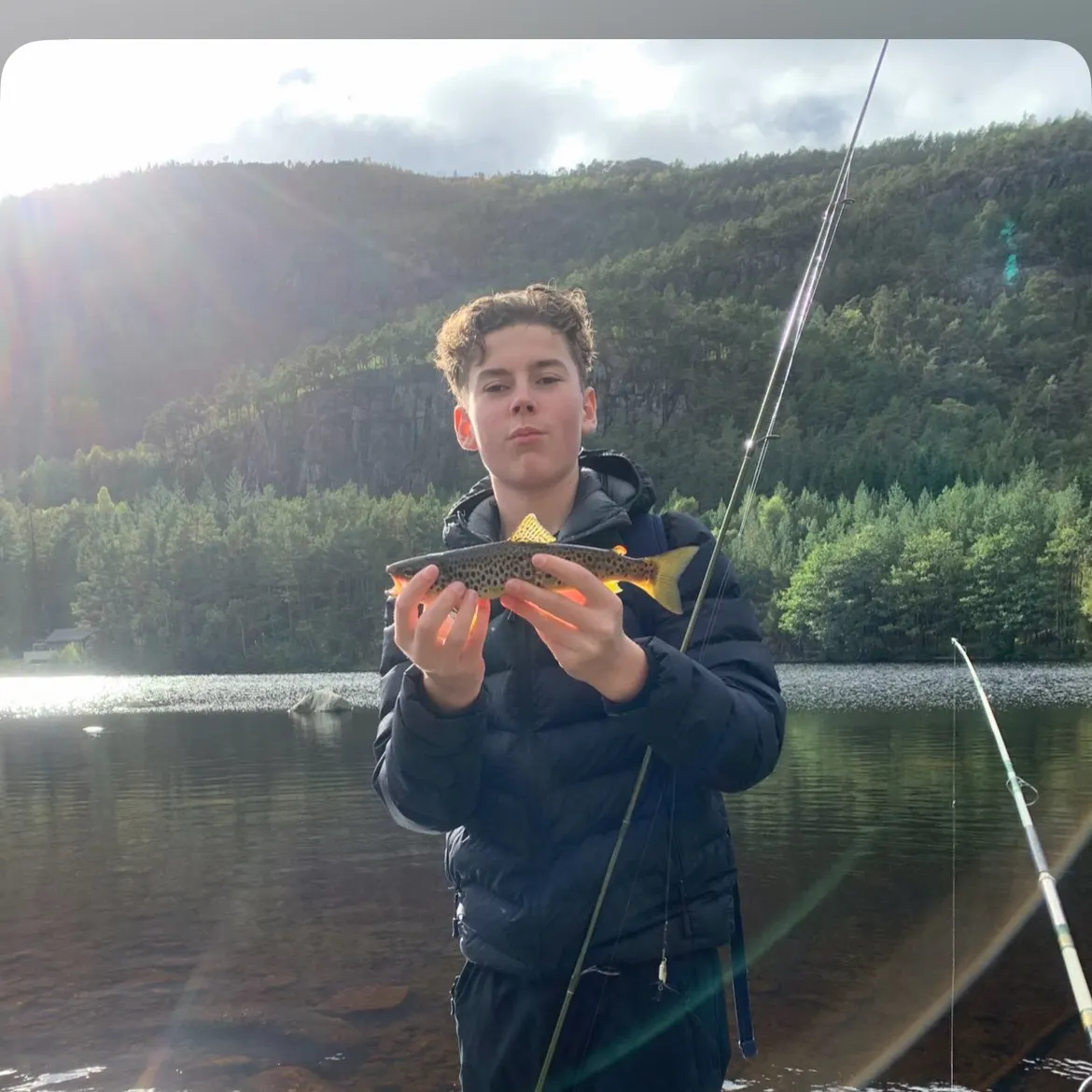 Lake trout caught on Fishbrain