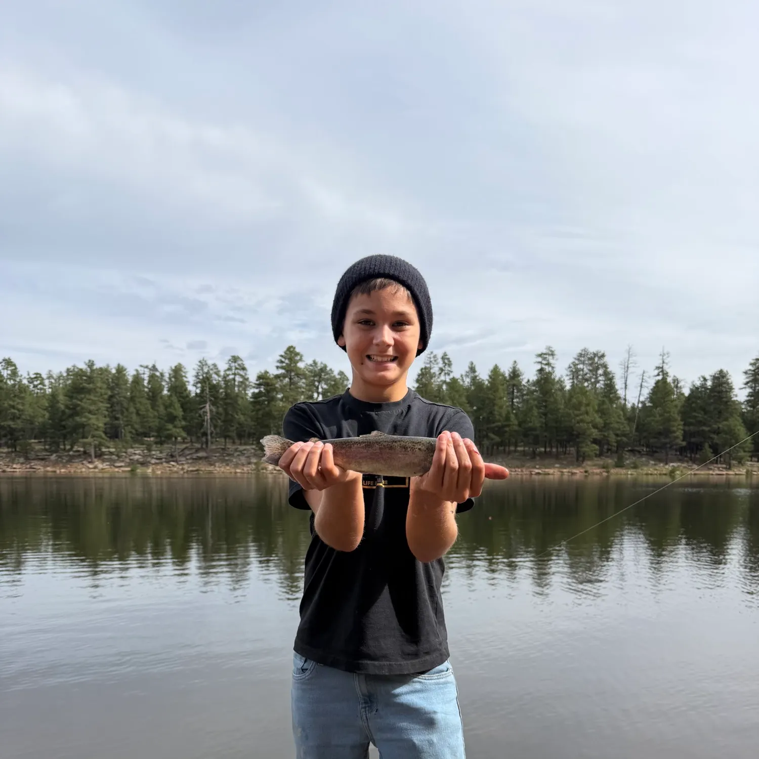 Rainbow trout caught on Fishbrain