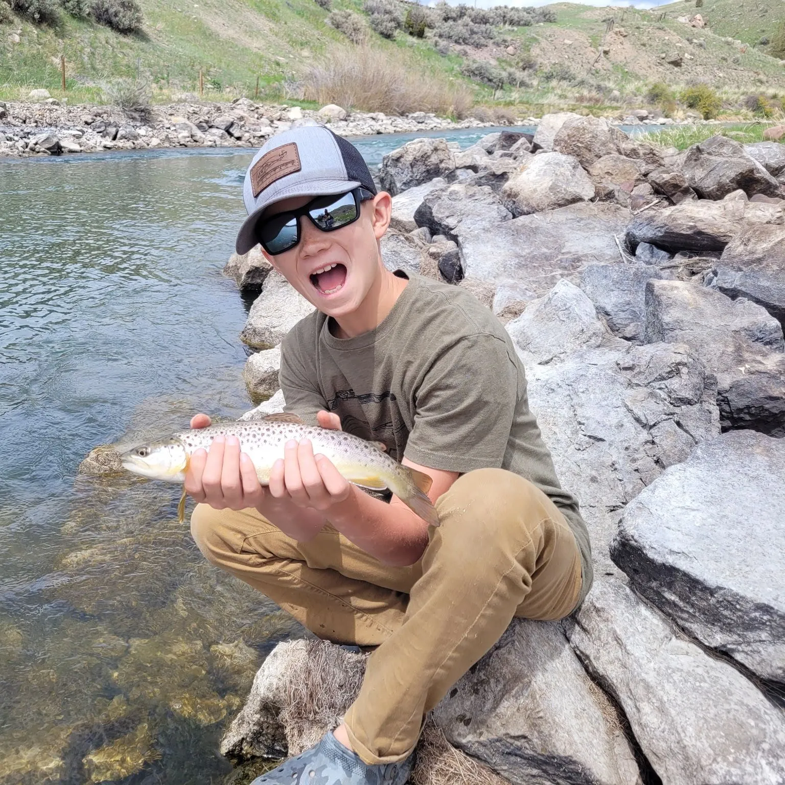 Lake trout caught on Fishbrain