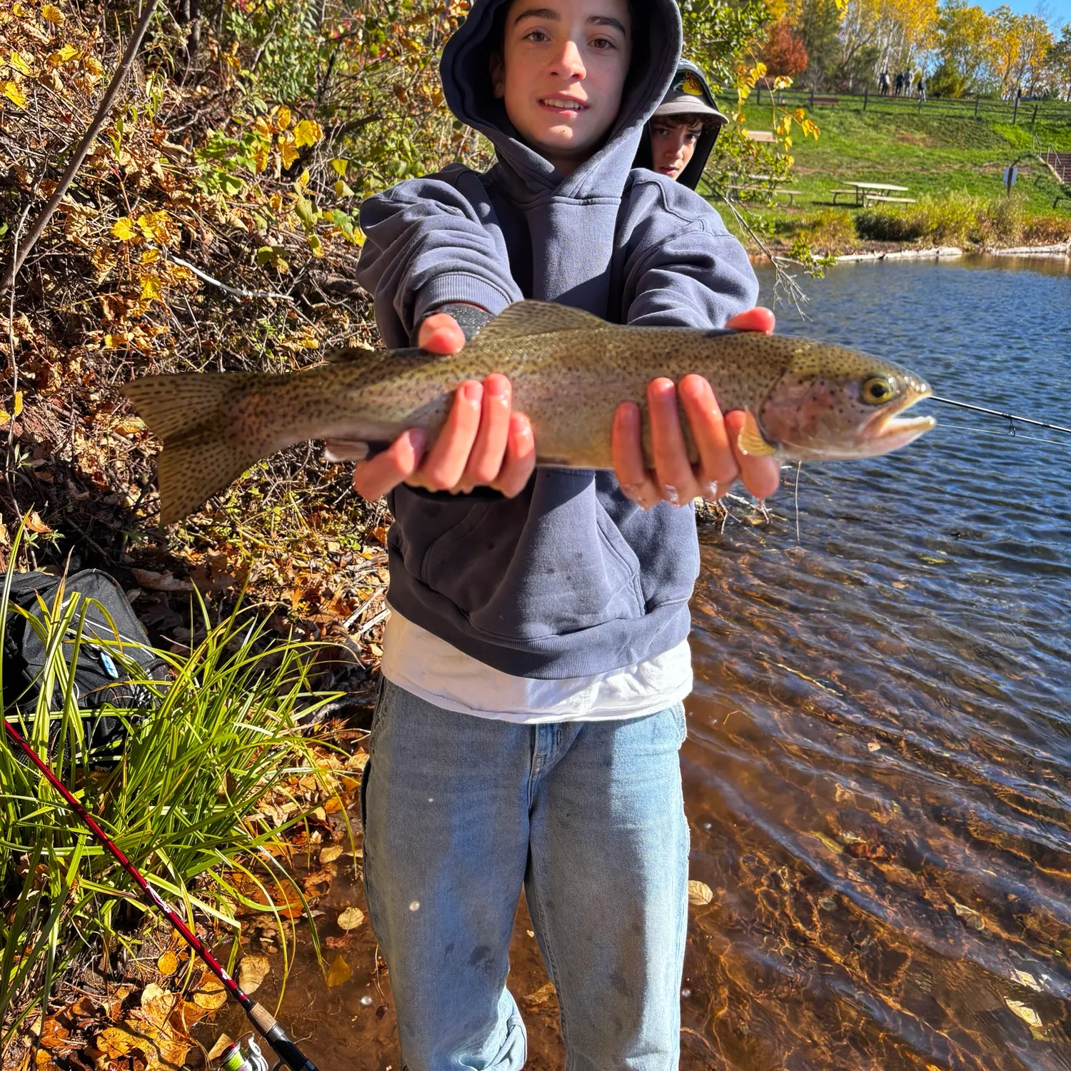 Rainbow trout caught on Fishbrain