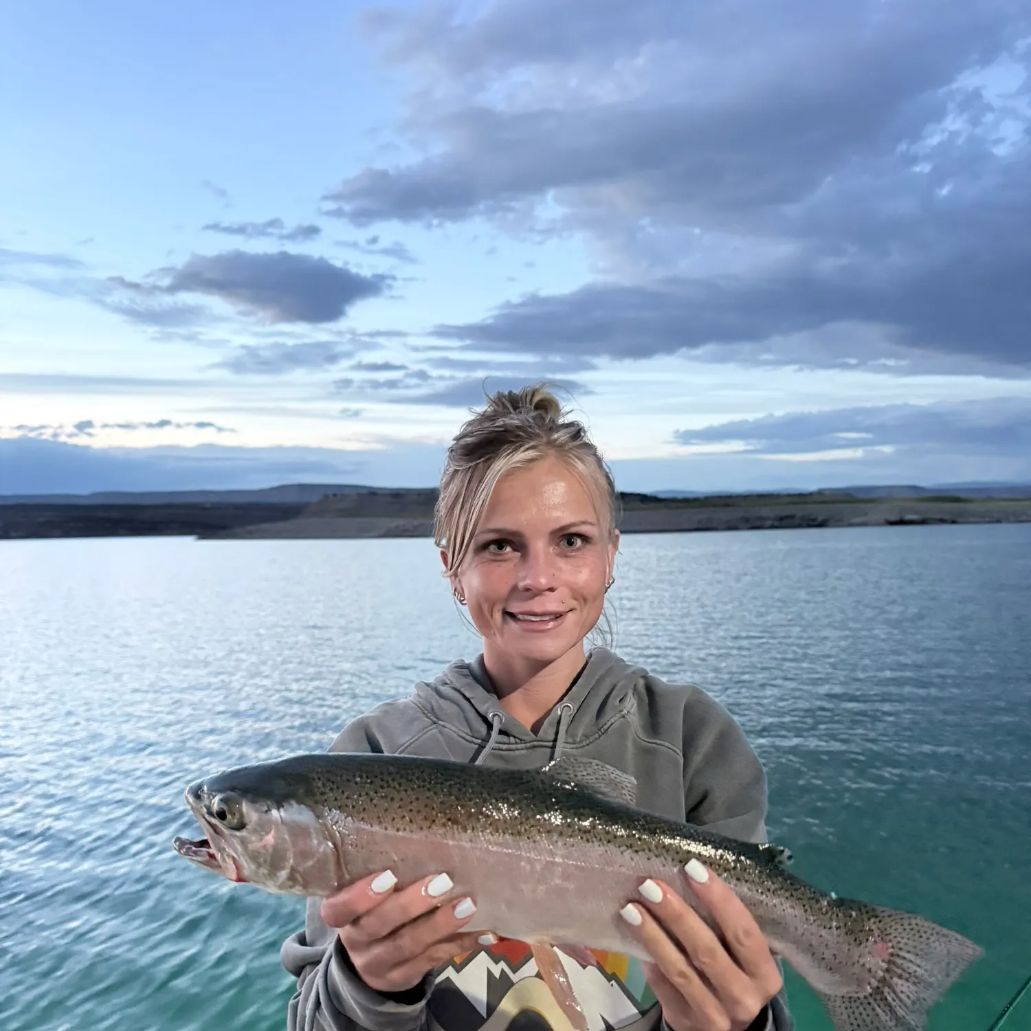 Rainbow trout caught on Fishbrain