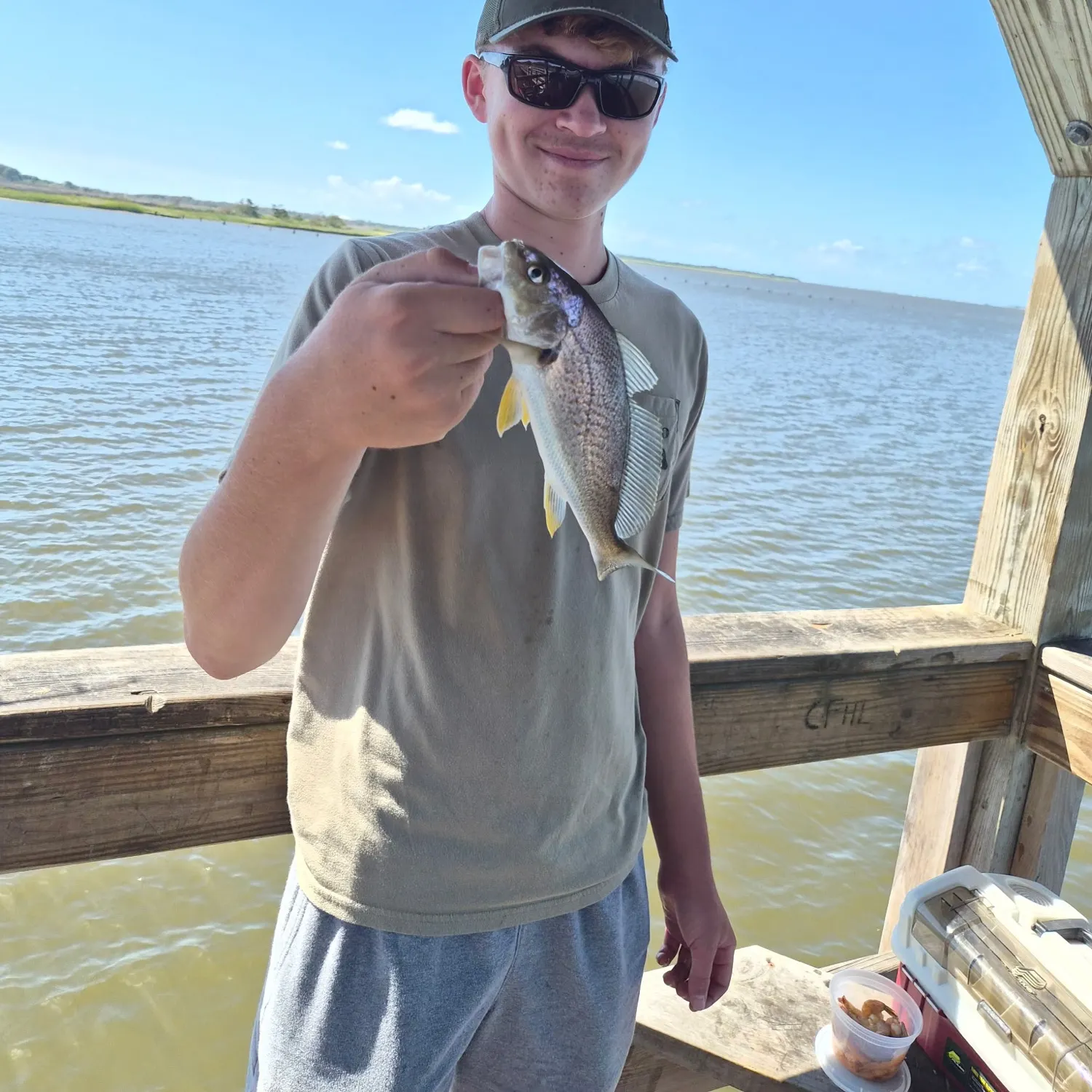 Atlantic croaker caught on Fishbrain