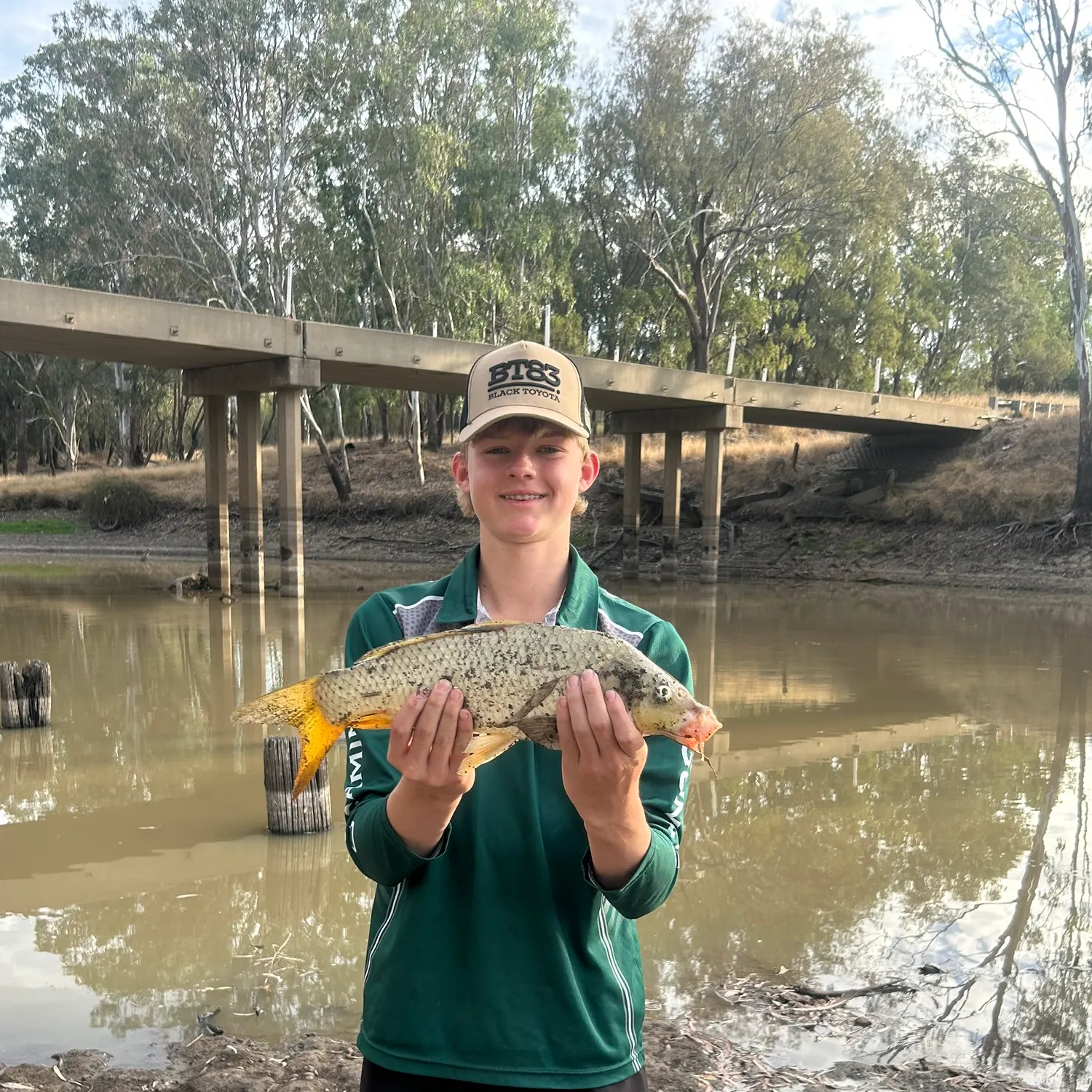 Common carp caught on Fishbrain