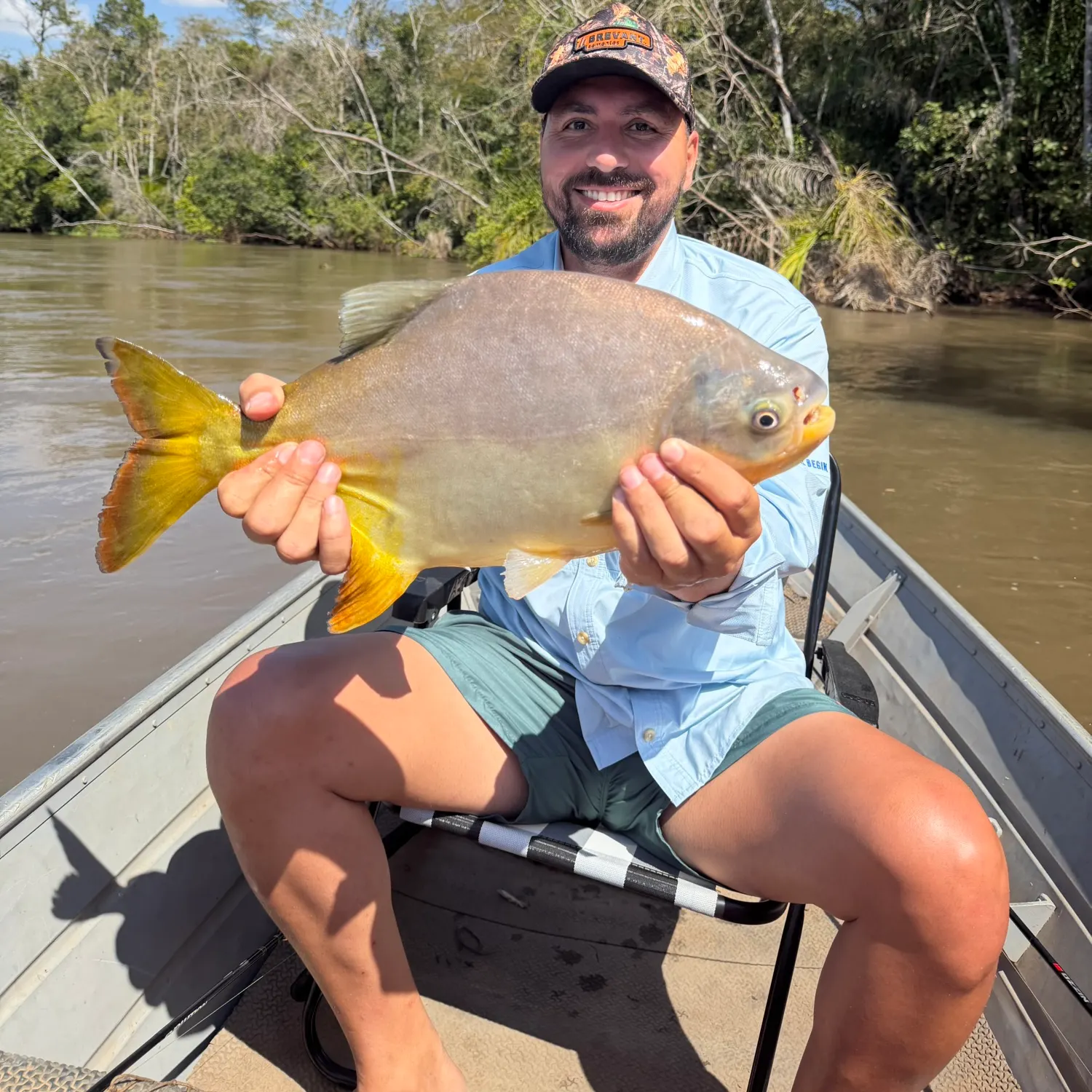 The most recent Small-scaled pacu catches on Fishbrain