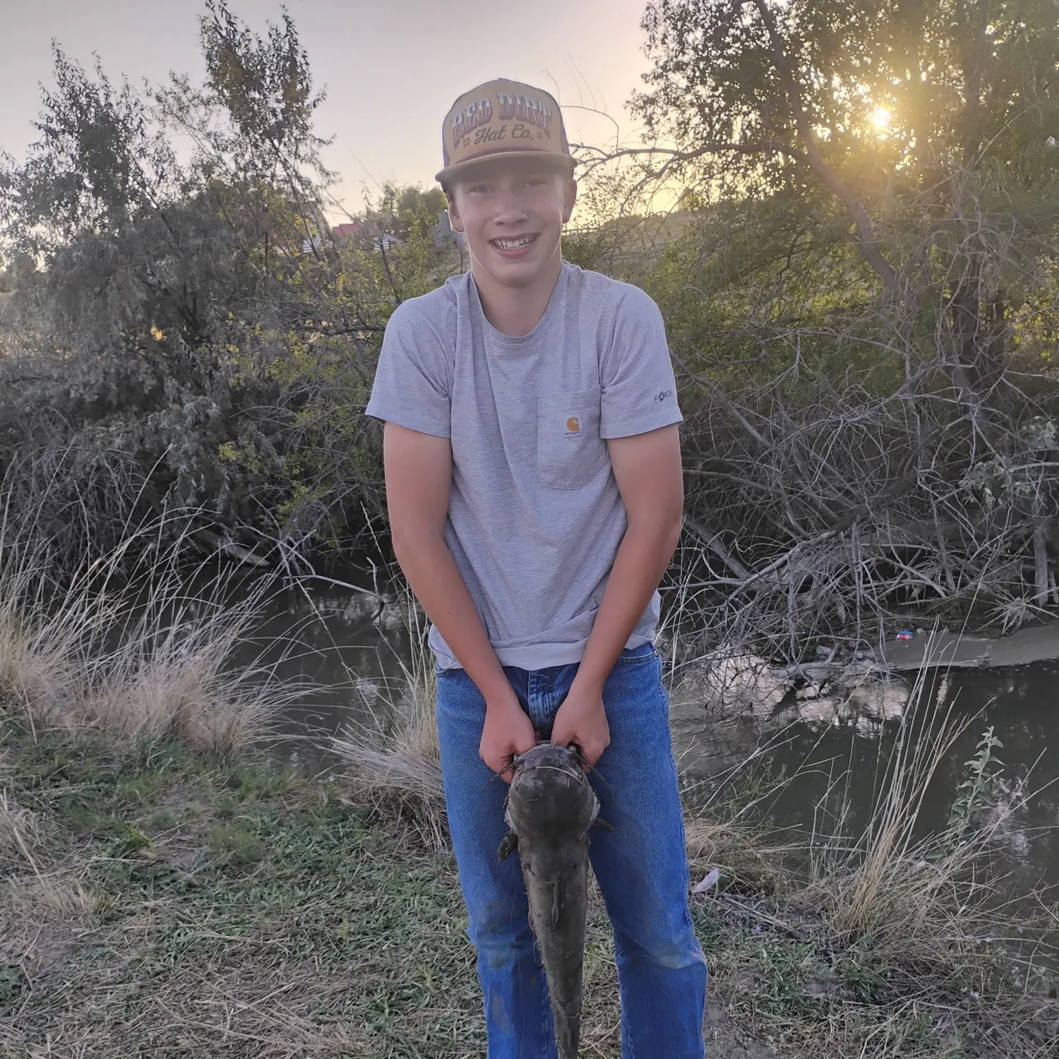 Channel catfish caught on Fishbrain