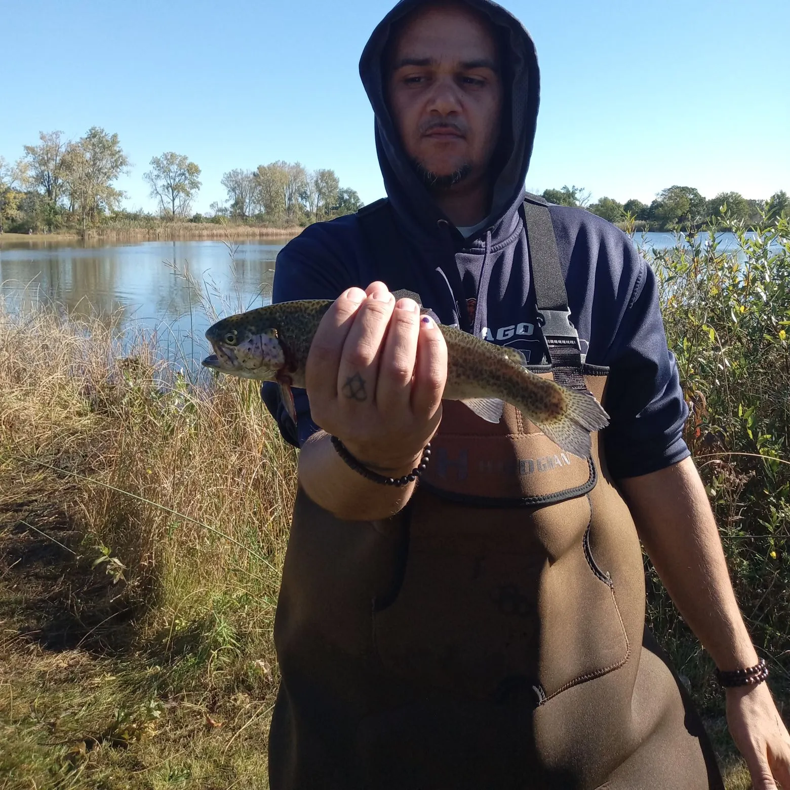 Rainbow trout caught on Fishbrain