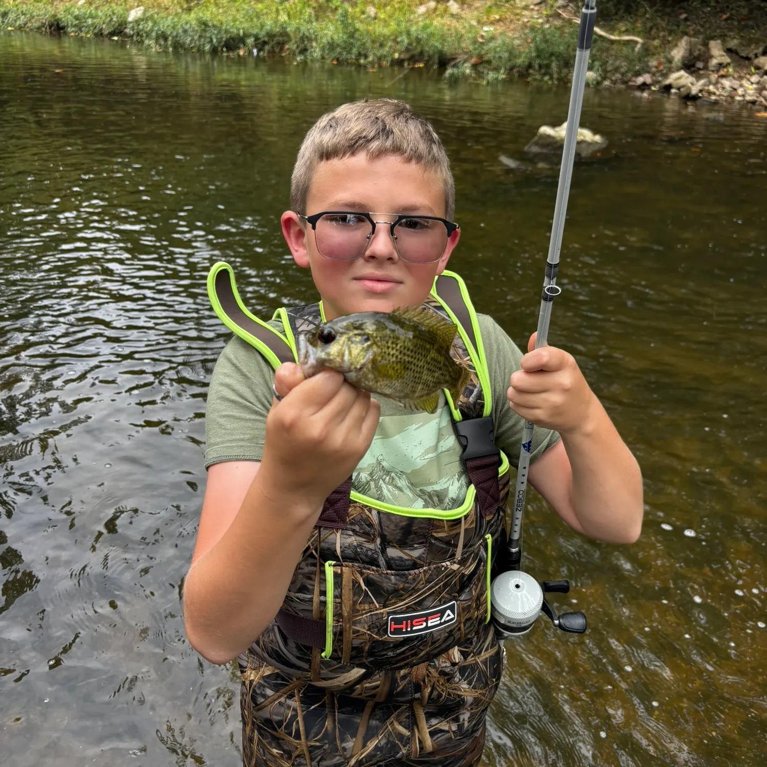 Rock bass caught on Fishbrain