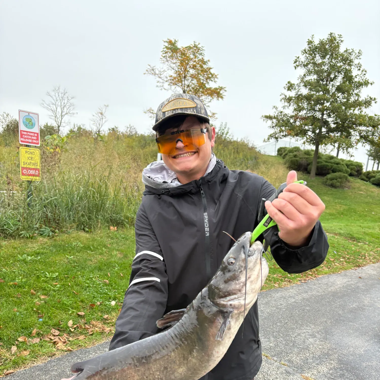 Channel catfish caught on Fishbrain