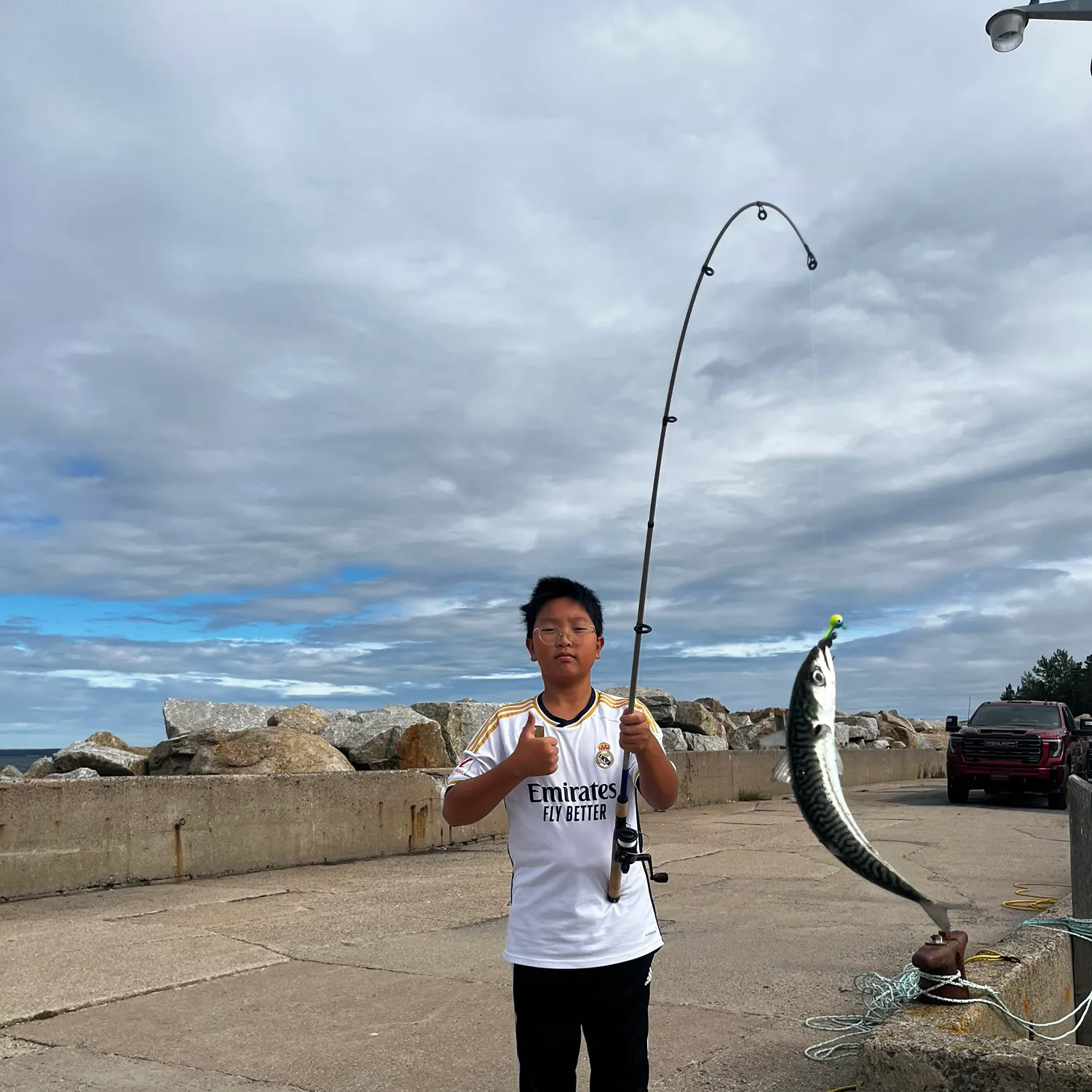 Atlantic mackerel caught on Fishbrain