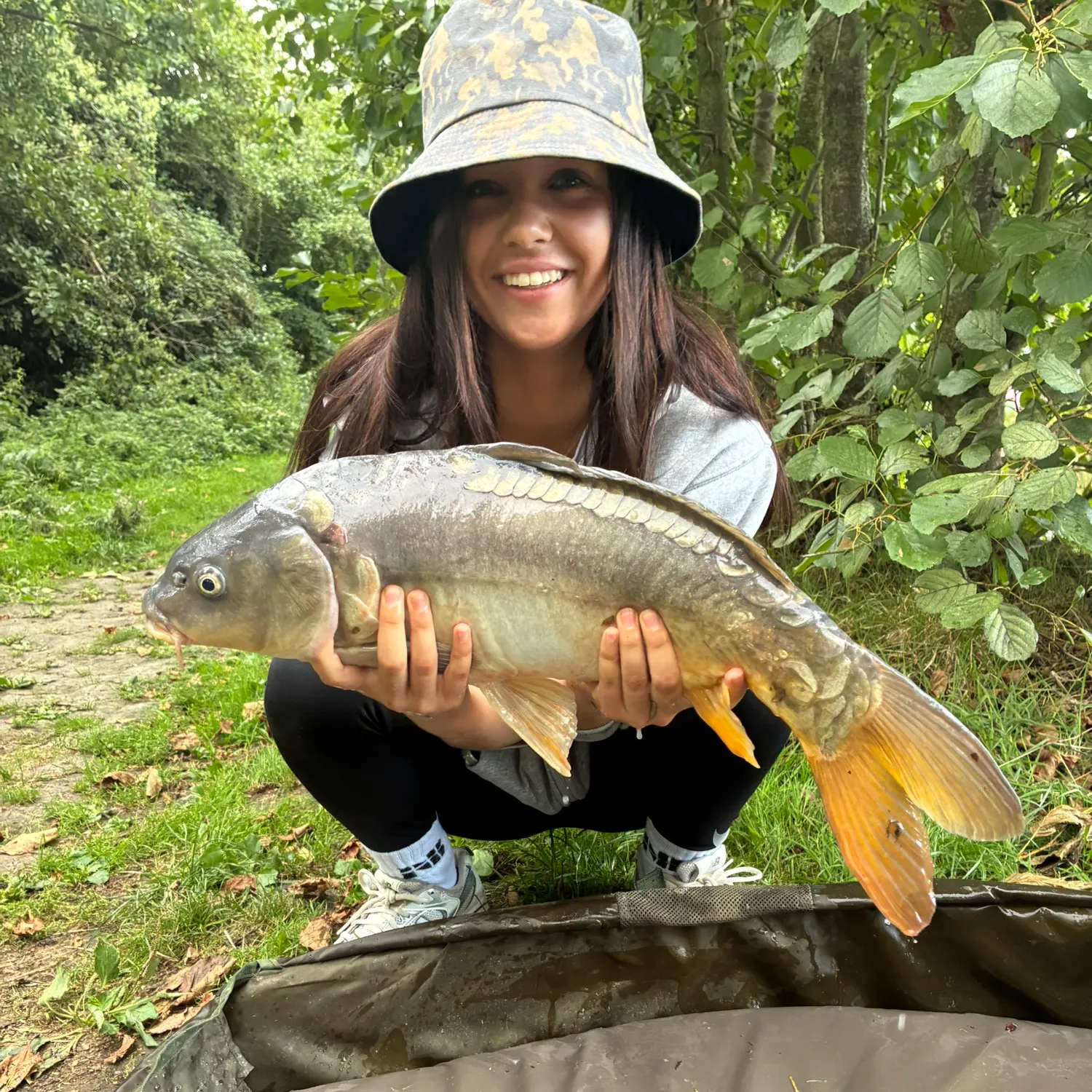 Leather carp caught on Fishbrain