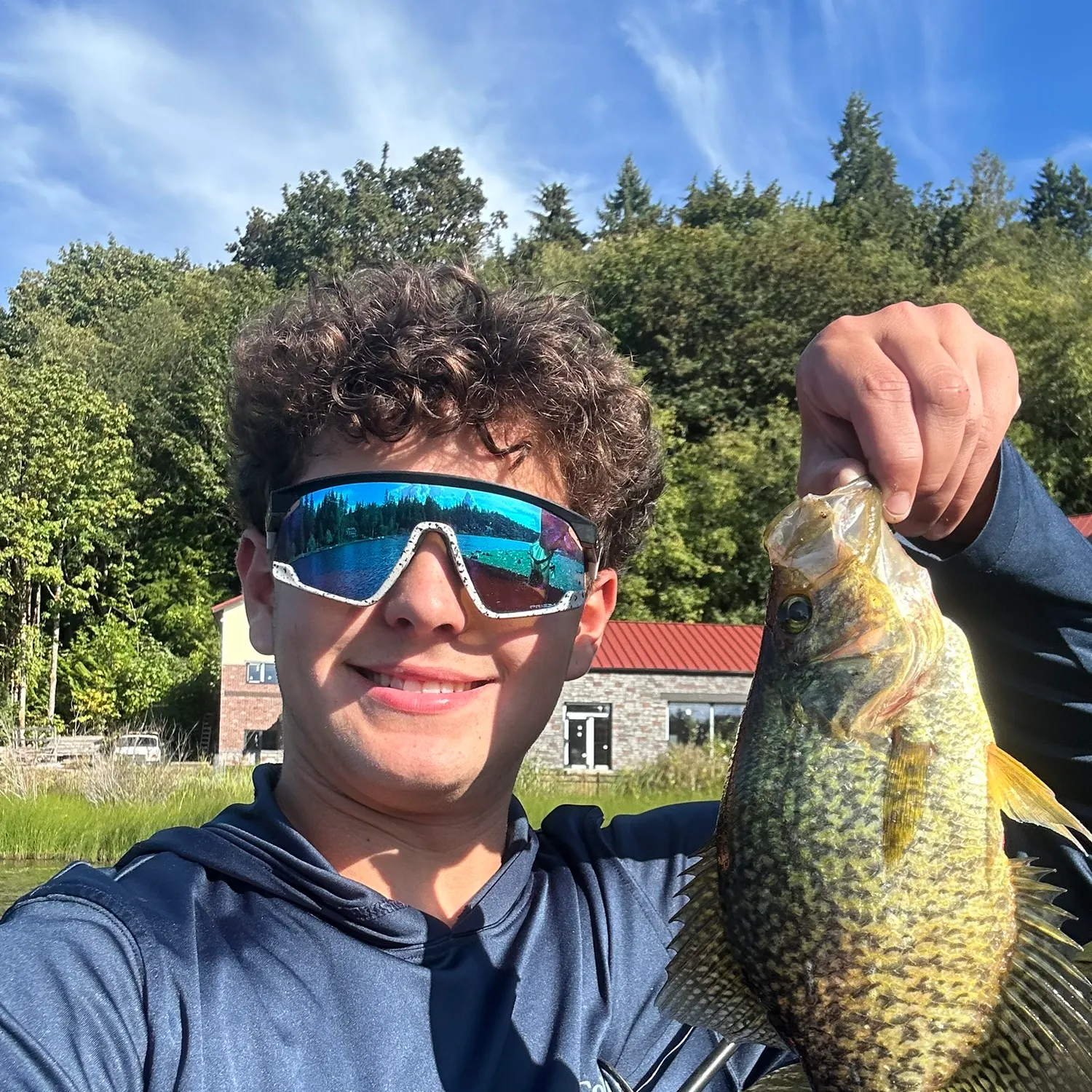 Black crappie caught on Fishbrain